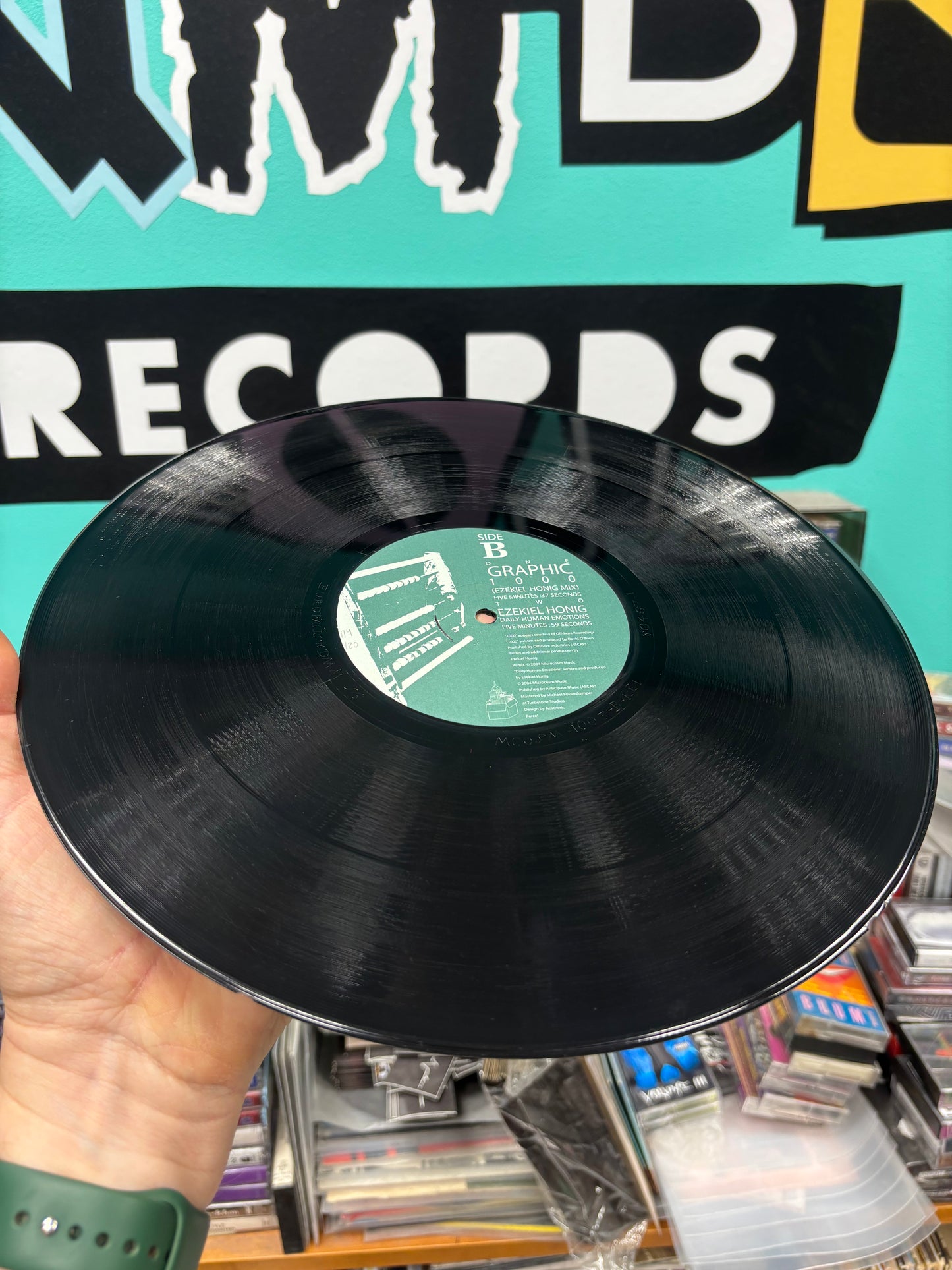 Ezekiel Honig: Love Session/1000 Remix EP, 12inch, Only pressing, Microcosm Music, US 2004