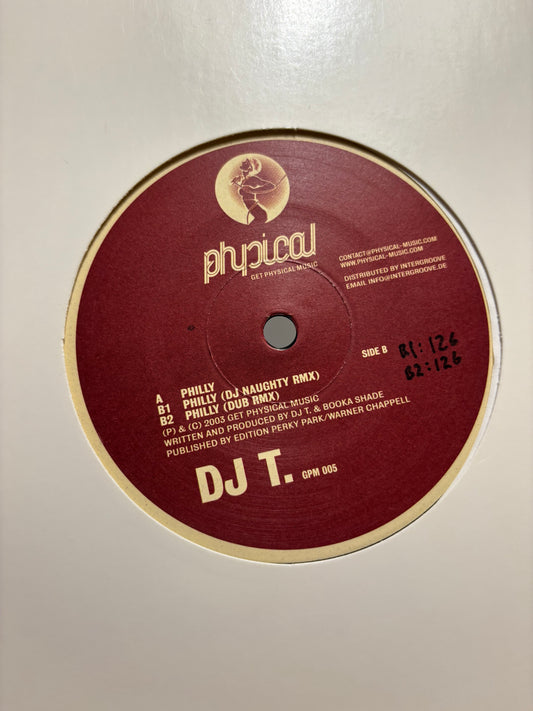 DJ T. : Philly, 12inch, Only pressing, Get Physical Music, Germany 2003