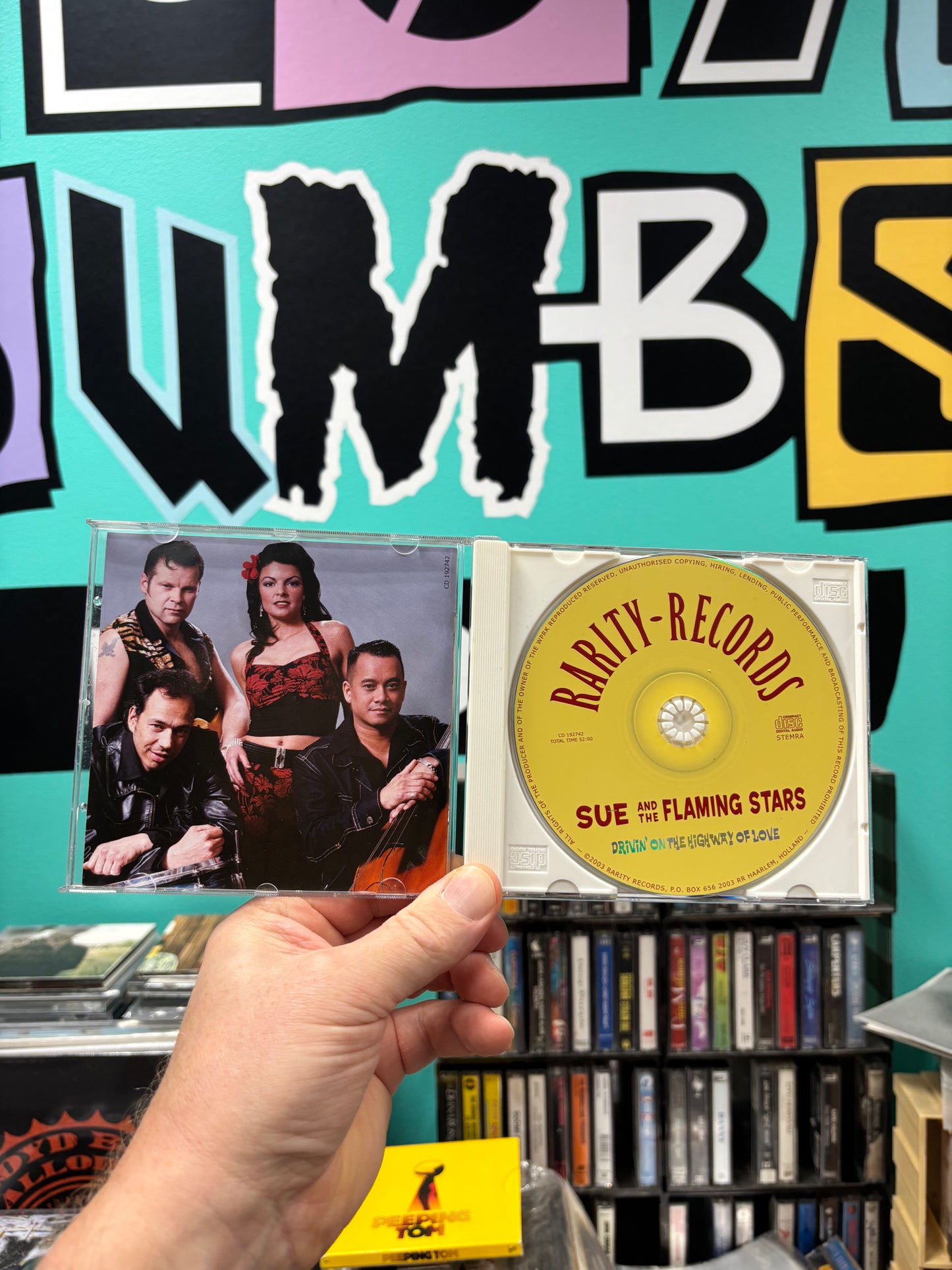 Sue and the Flaming Stars: Drivin’ On The Highway Of Love, CD, Only pressing, Rarity Records, Netherlands 2004