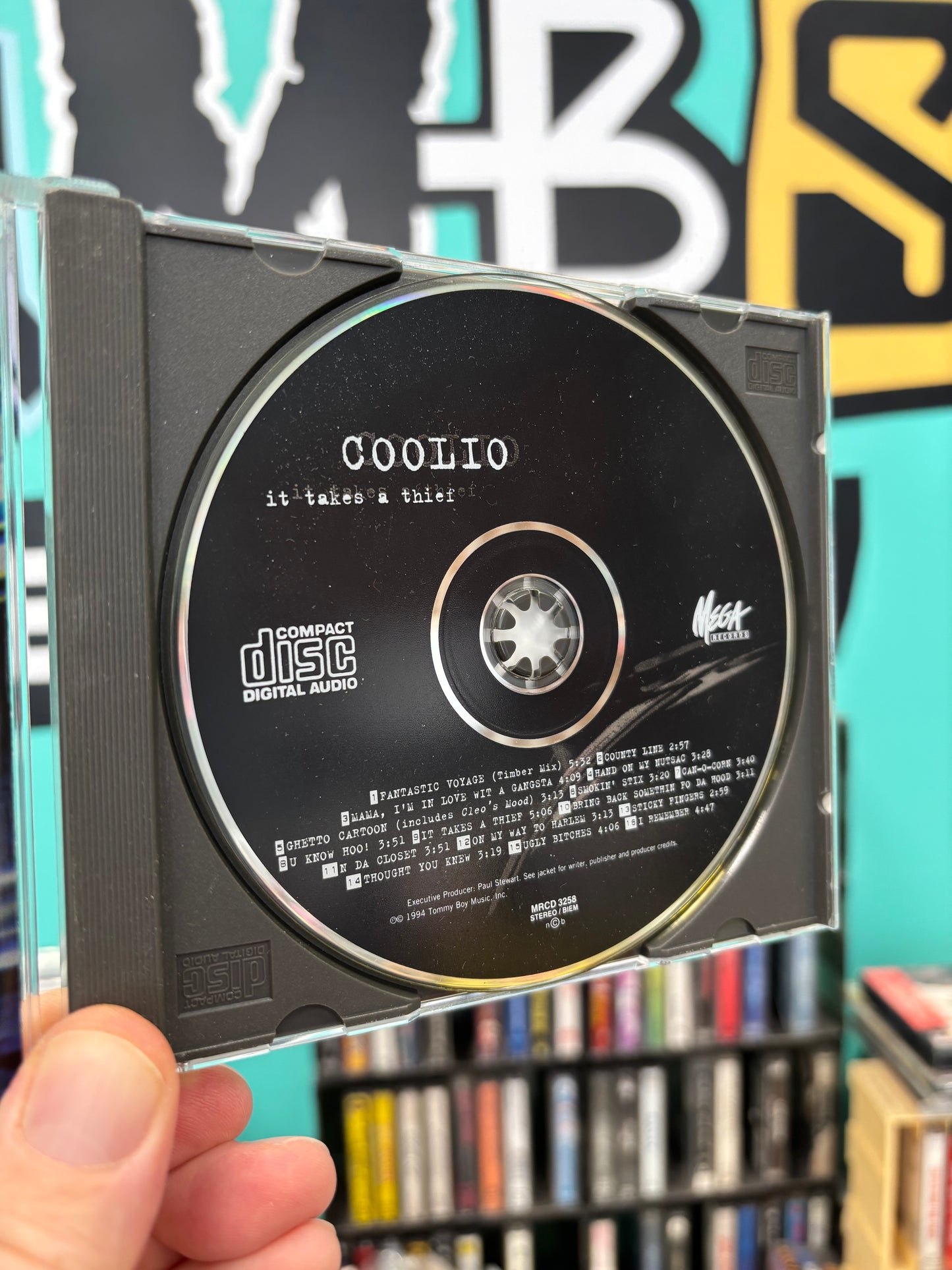 Coolio: It Takes A Thief, CD, Mega Records, Scandinavia 1994