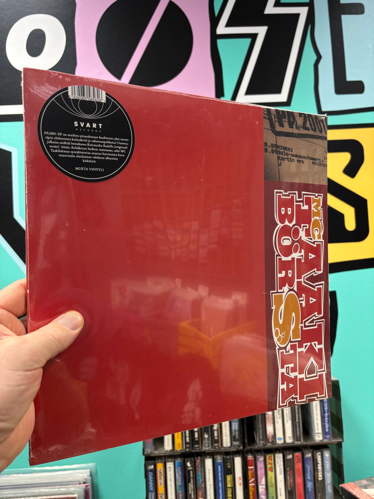 MC Taakibörsta: PA 2001, 12inch EP, reissue, Svart Records, Finland 2018
