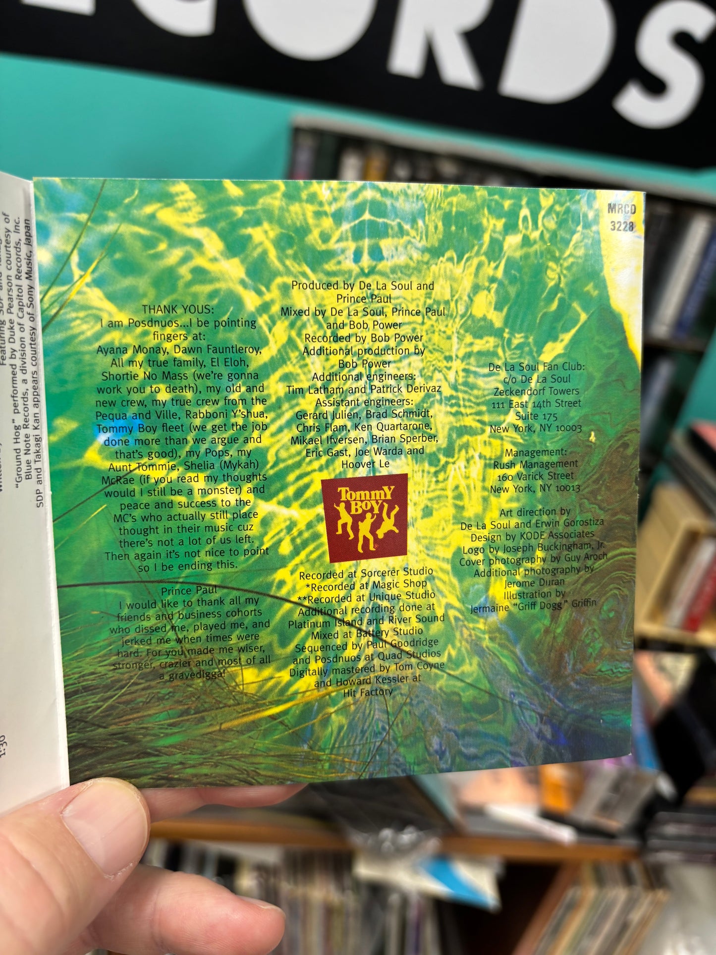 De La Soul: Buhloone Mindstate, CD, Mega Records, Scandinavia 1993