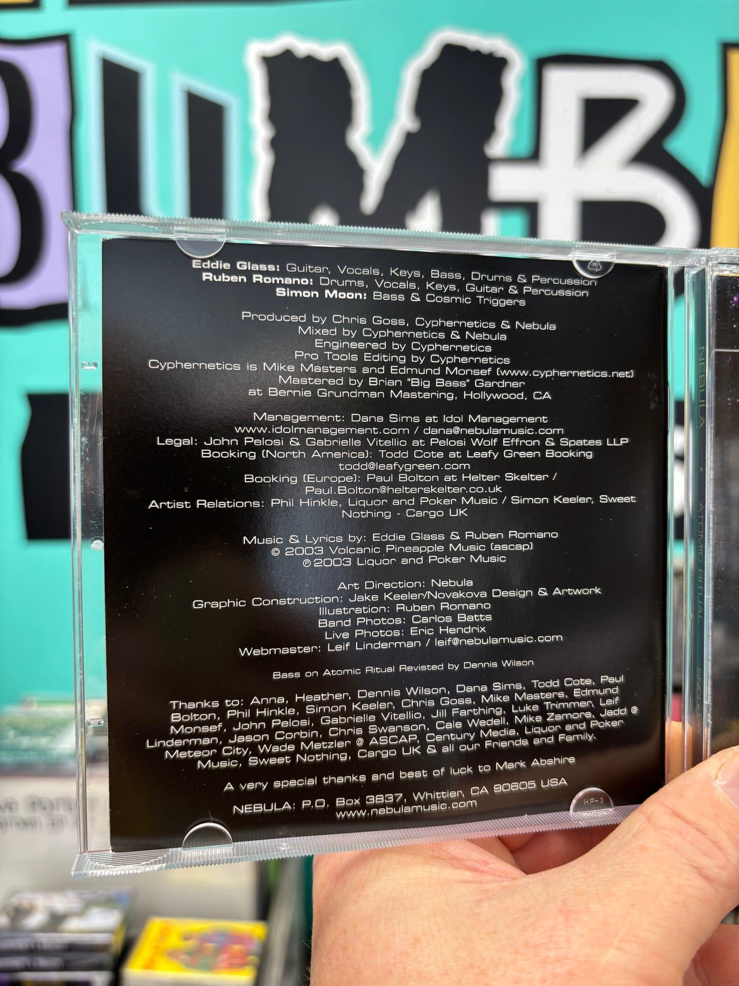 Nebula: Atomic Ritual, CD, Sweet Nothing Records, UK 2003