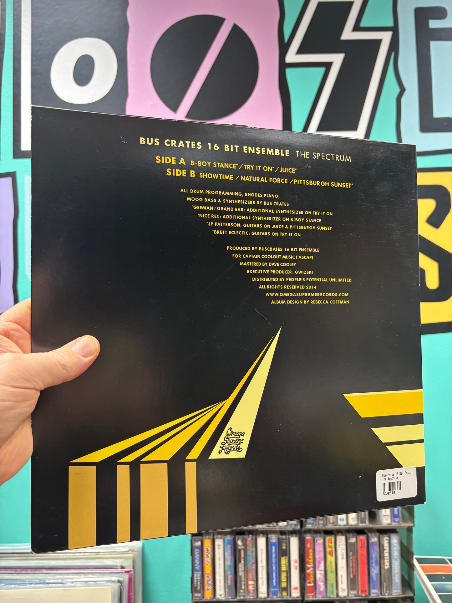 Bus Crates 16 Bit Ensemble: The Spectrum, 12inch, EP, Limited Edition, Omega Supreme Records, US 2014