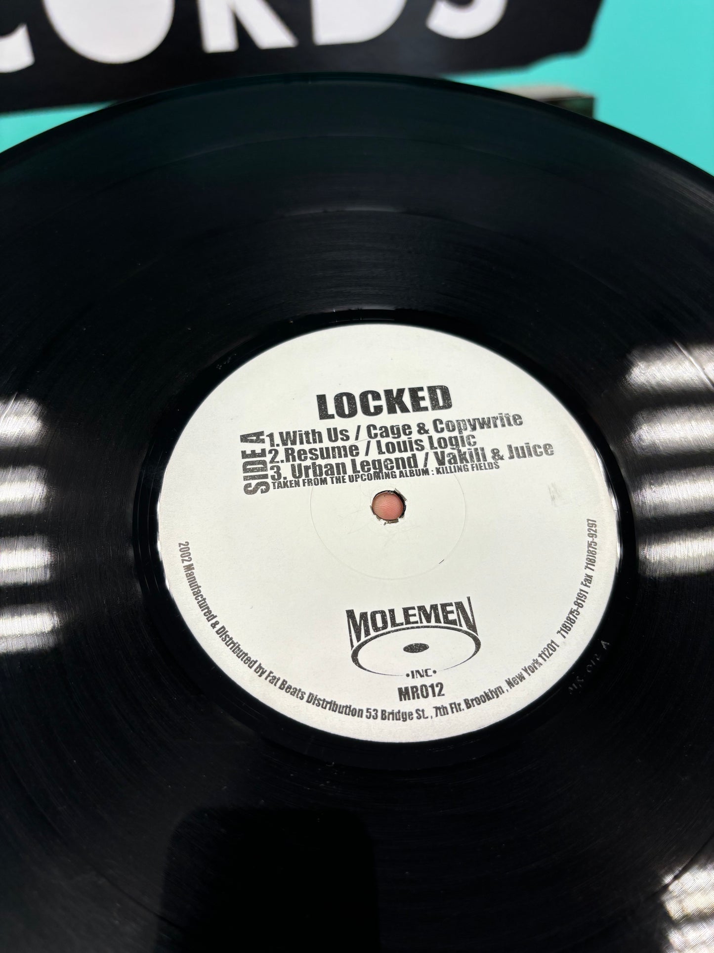 Molemen: Locked, 12inch, Only pressing, Molemen, US 2002