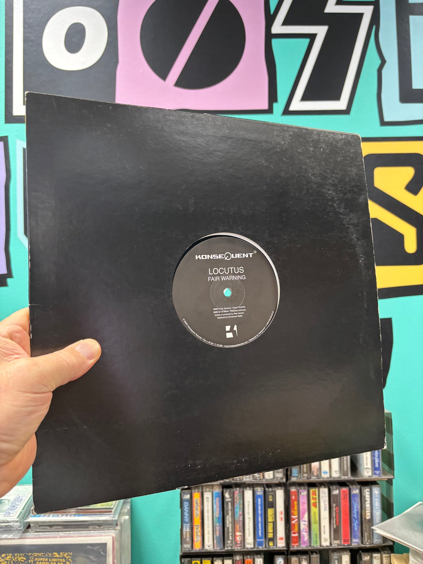 Locutus: Fair Warning, 12inch, Only pressing, Konsequent, Germany 2001