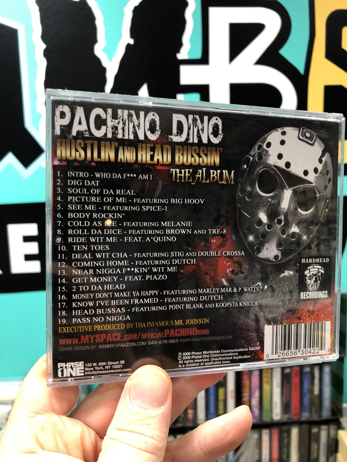 Pachino Dino: Hustlin’ And Head Bussin’: The Album, US 2009