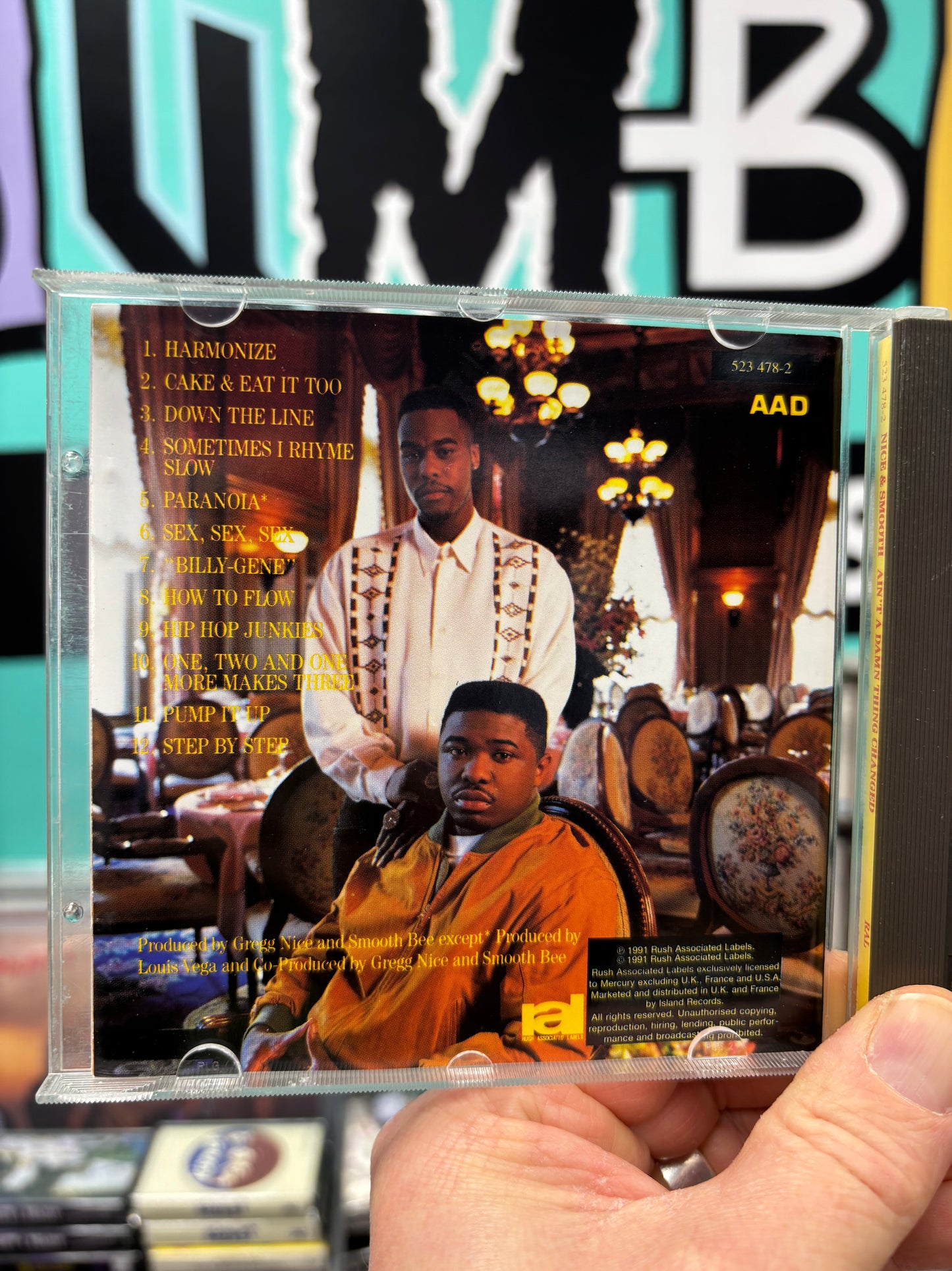 Nice & Smooth: Ain’t A Damn Thing Changed, CD, Rush Associated Labels, Europe 1991