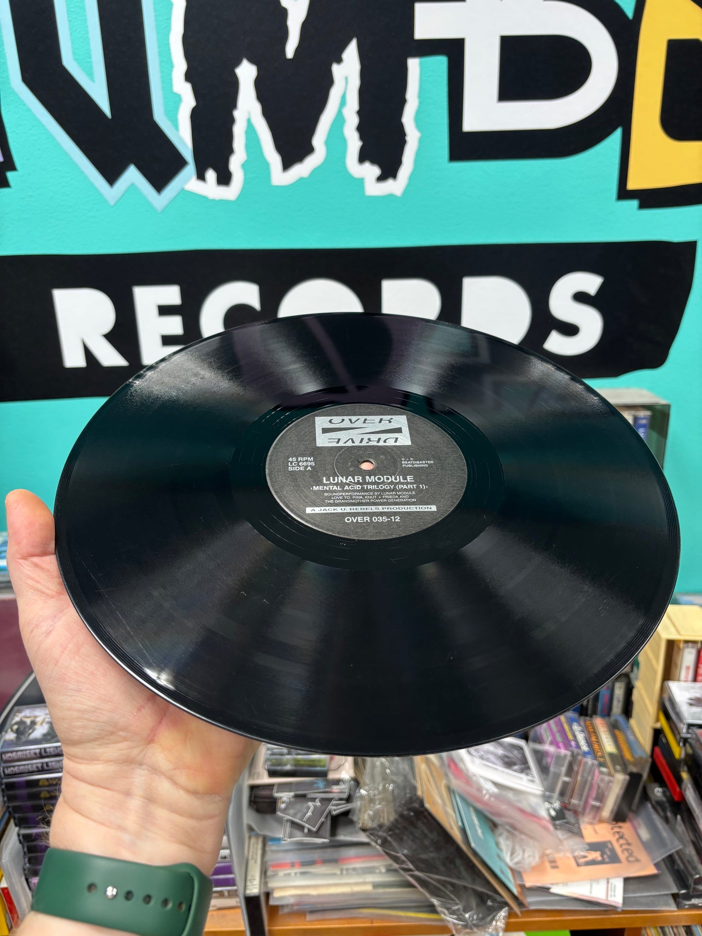 Lunar Module: Mental Acid Trilogy (Part 1), 12inch, Only official pressing, Overdrive, Germany 1993