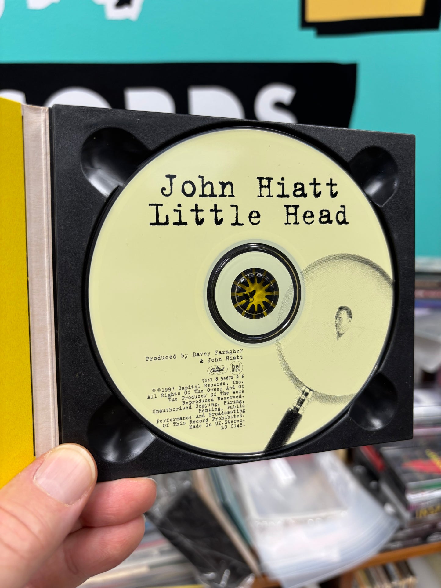 John Hiatt: Little Head, CD, Capitol Records, Europe 1997
