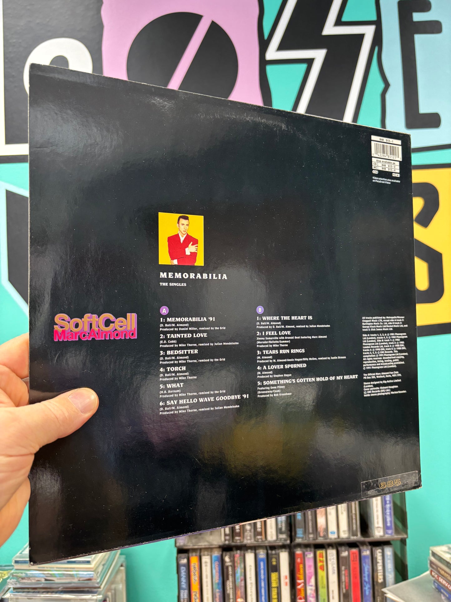 Soft Cell/Marc Almond: Memorabilia (The Singles), LP, Mercury, Some Bizarre, Europe 1991