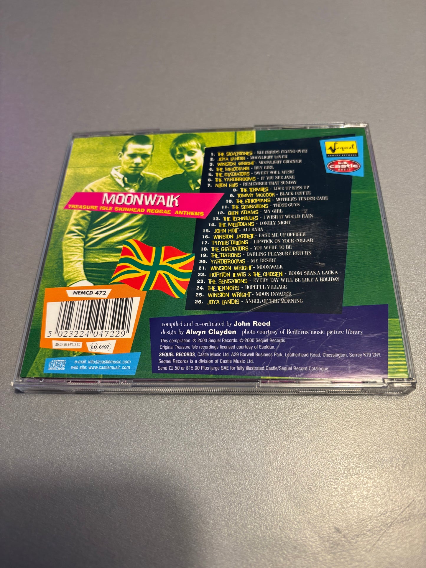 Moonwalk - Treasure Isle Skinhead Reggae Anthems, CD, Only pressing, Compilation, Sequel Records, UK 2000