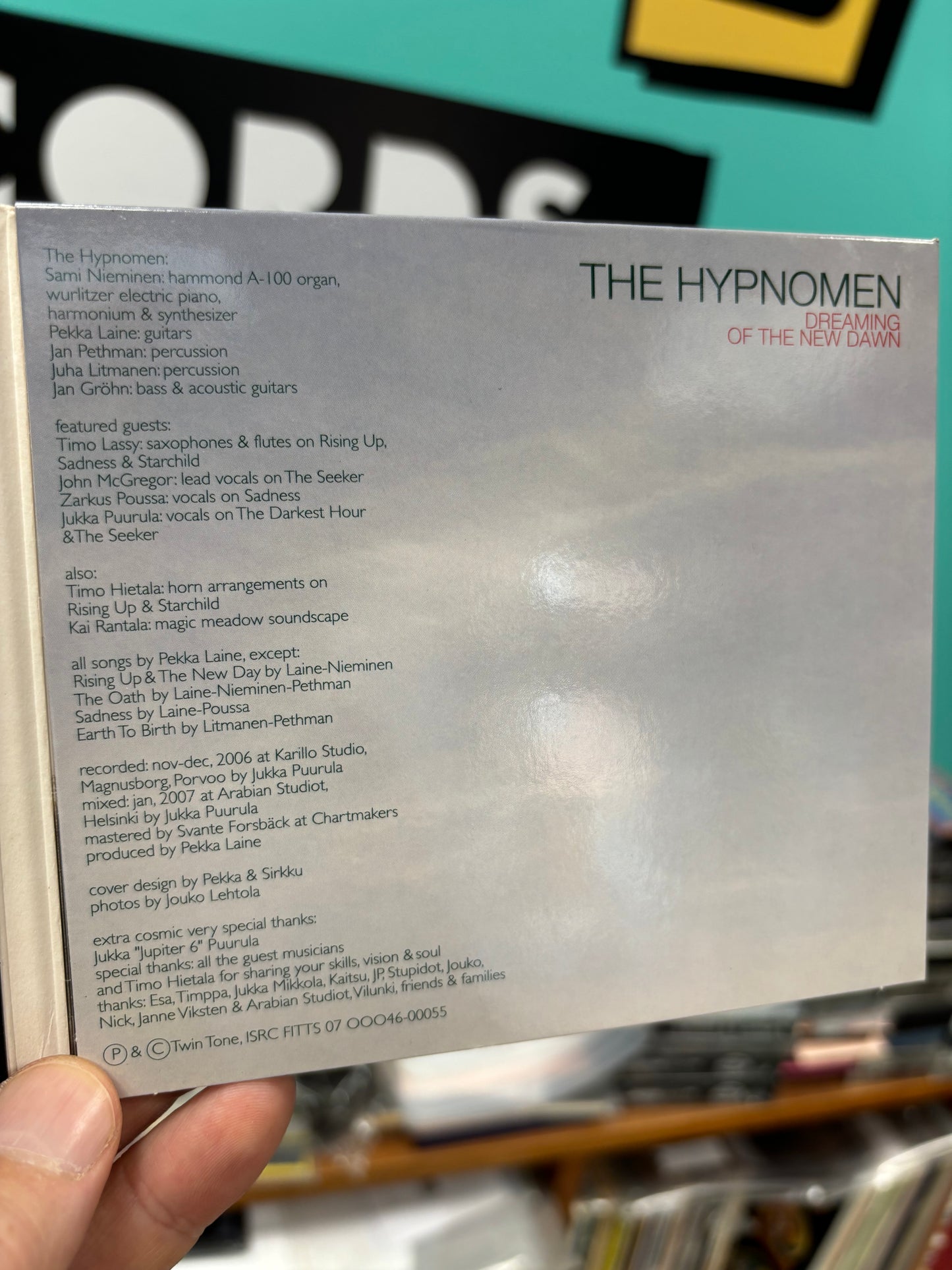 The Hypnomen: Dreaming Of The New Dawn, CD, Only pressing, Stupido Records, Nordic Notes, Finland 2007