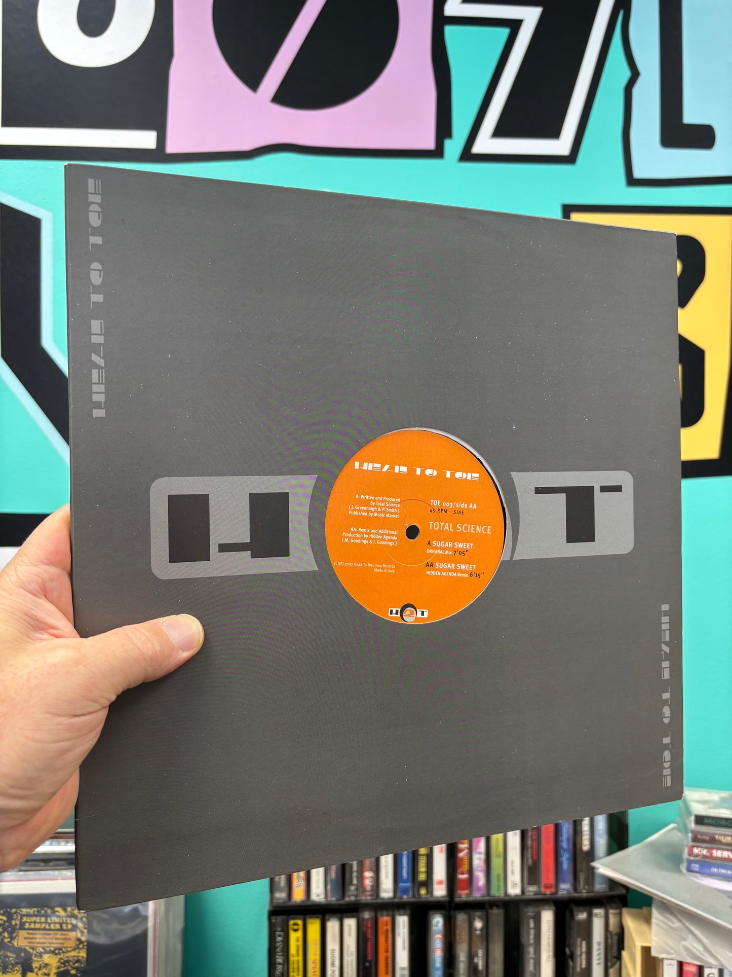 Total Science: Sugar Sweet, 12inch, Only official pressing, Head To Toe Records, Italy 2002