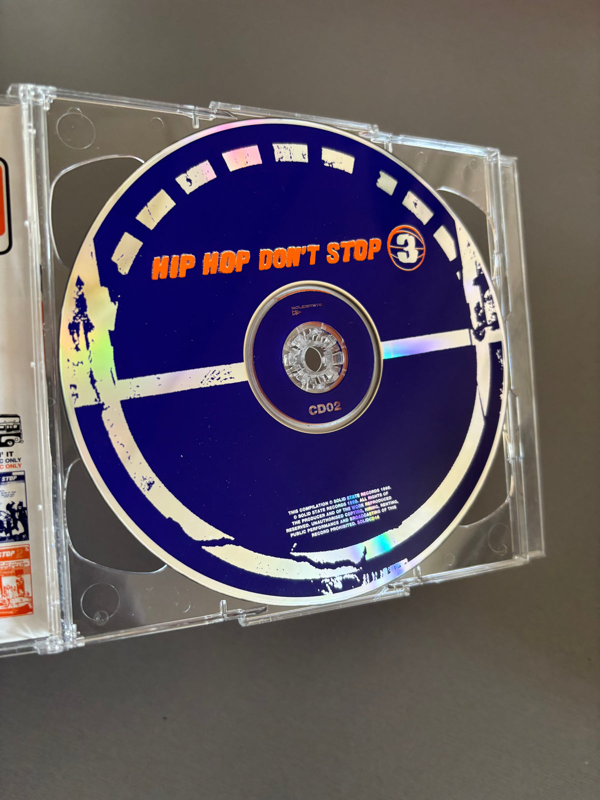 Hip Hop Don’t Stop 3, 2CD, Only CD pressing, SolidState, UK 1998
