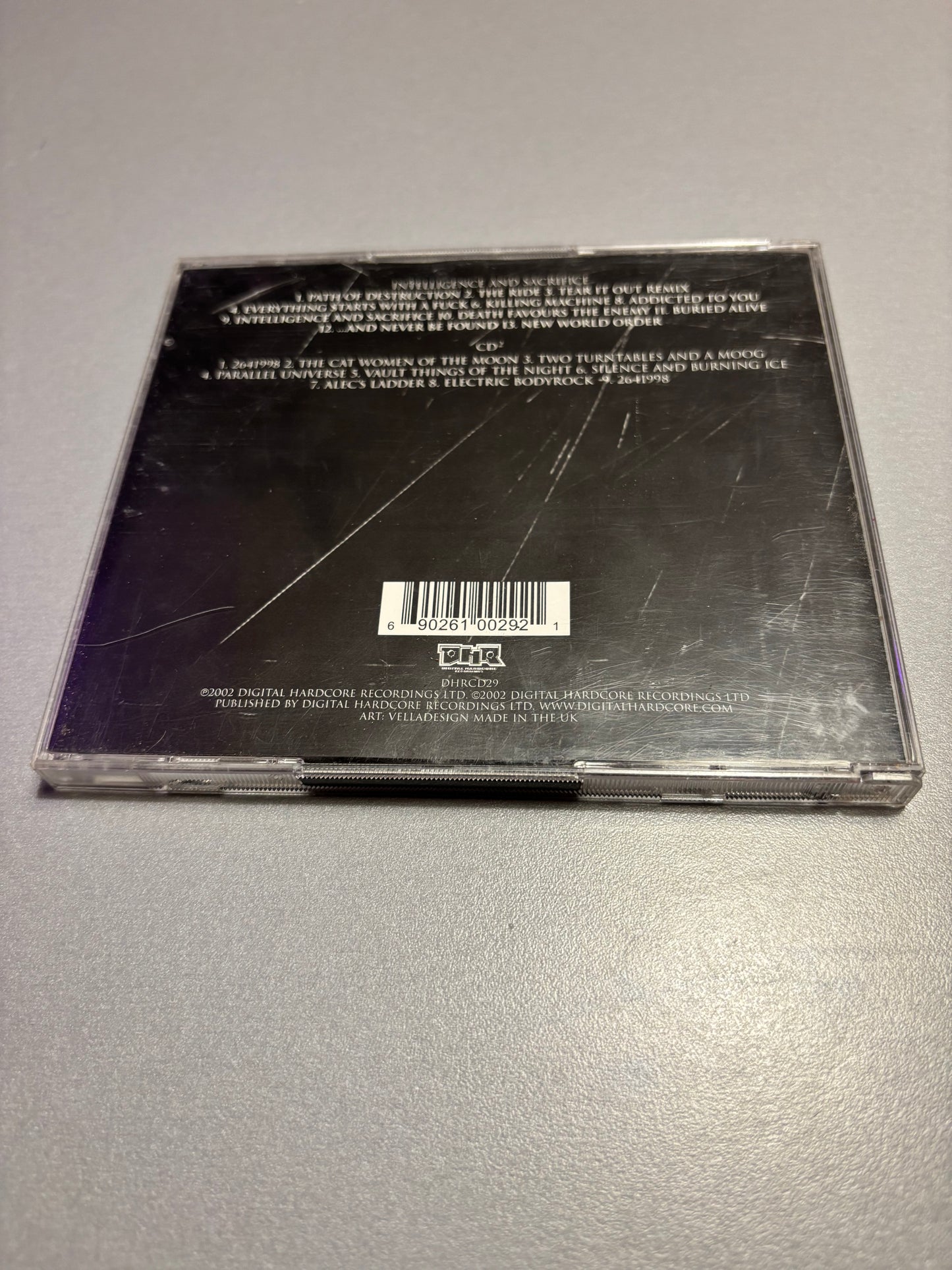 Alec Empire: Intelligence And Sacrifice, 2CD, Digital Hardcore Recordings (DHRCD29), UK 2002