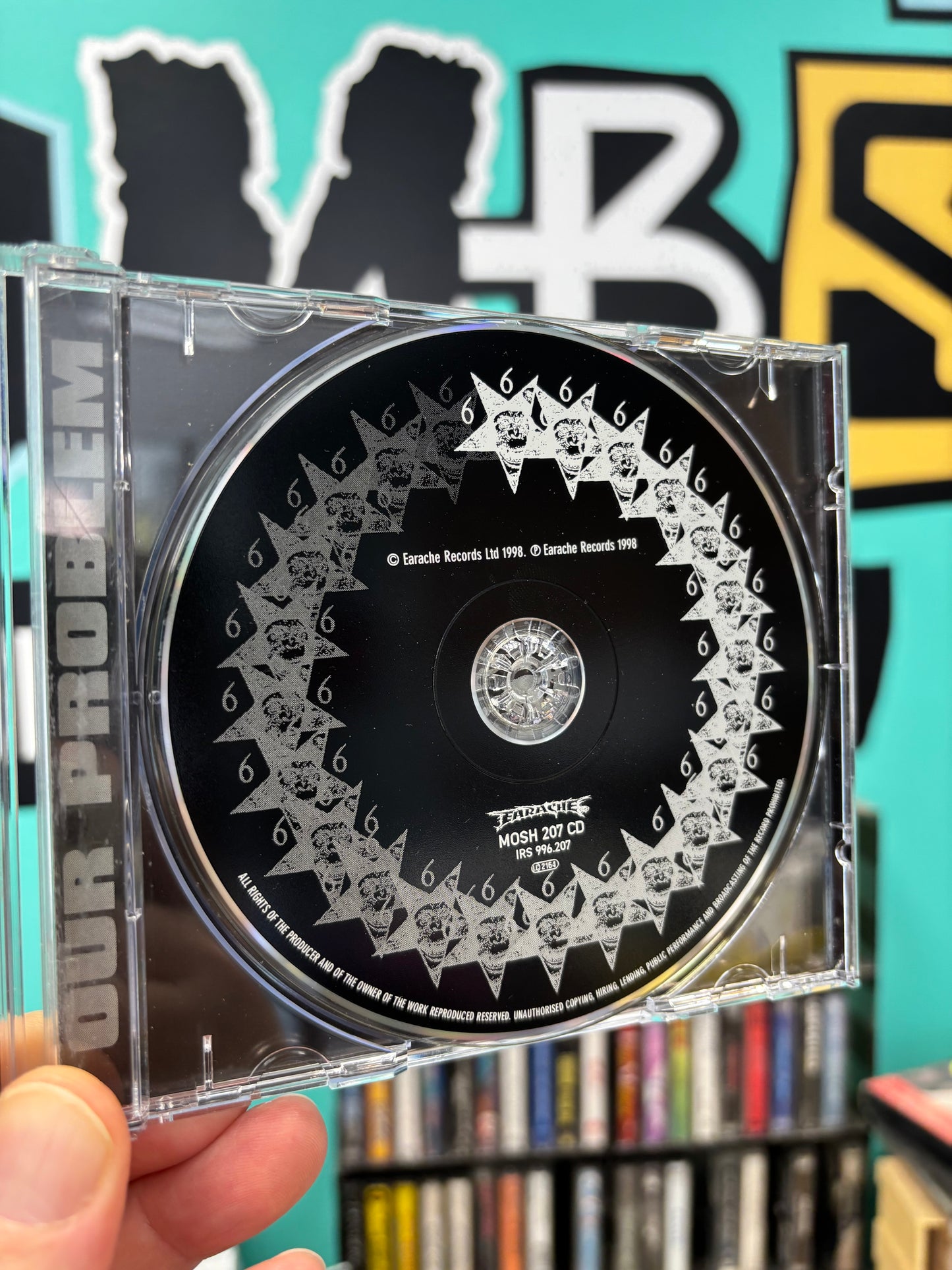 Iron Monkey: Our Problem, CD, 1st pressing, Earache, UK 1998