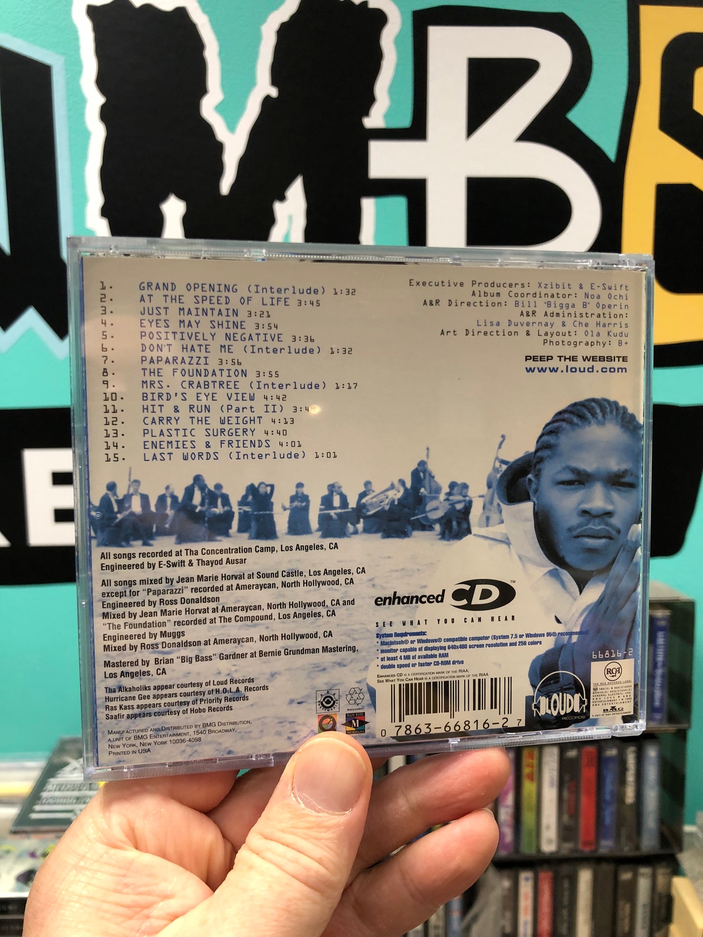 Xzibit: At The Speed of Life, OG pressing, US 1996