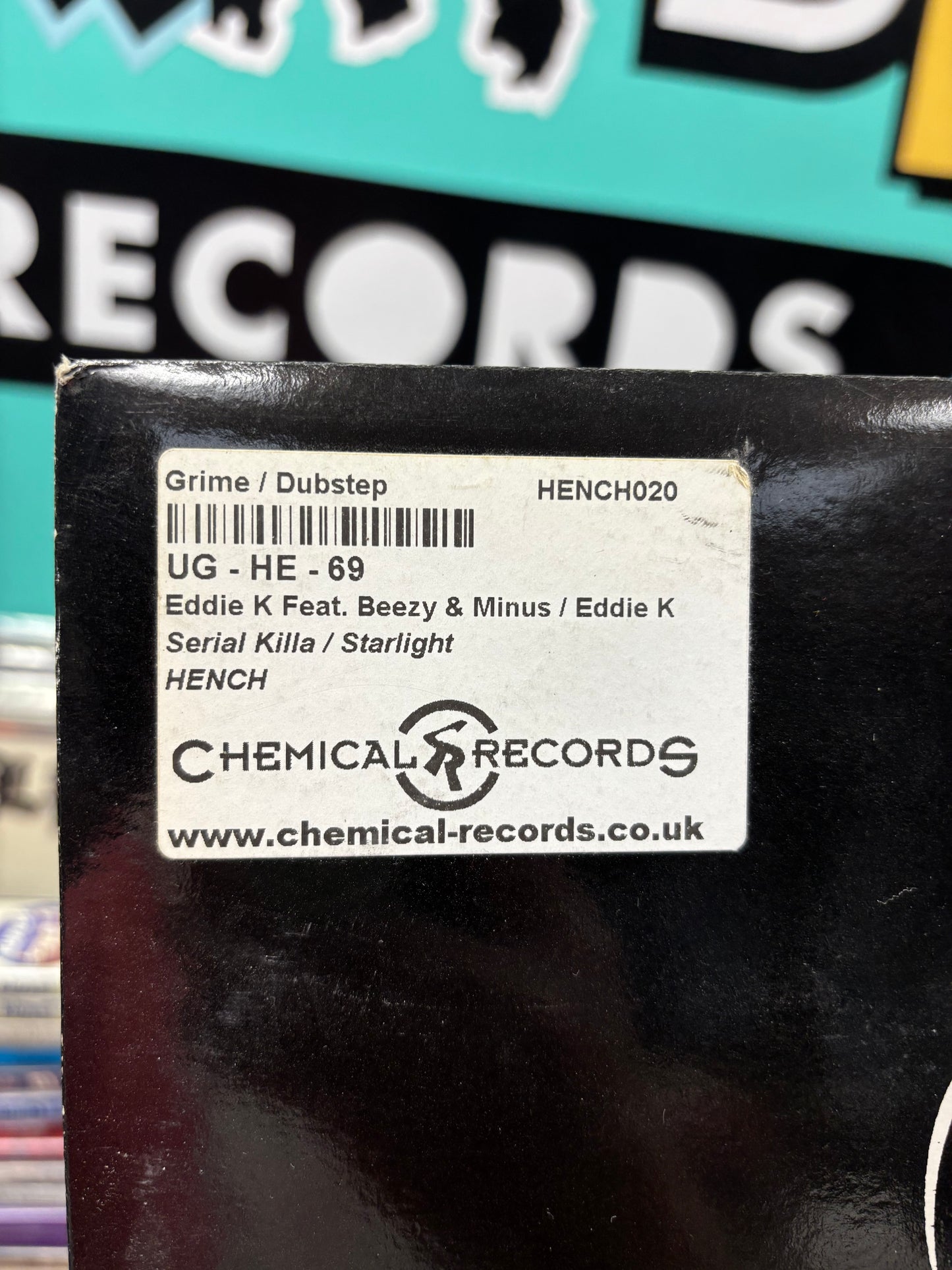 Eddie K: Serial Killa/Starlight, 12inch, Only pressing, H.E.N.C.H. Recordings, UK 2010