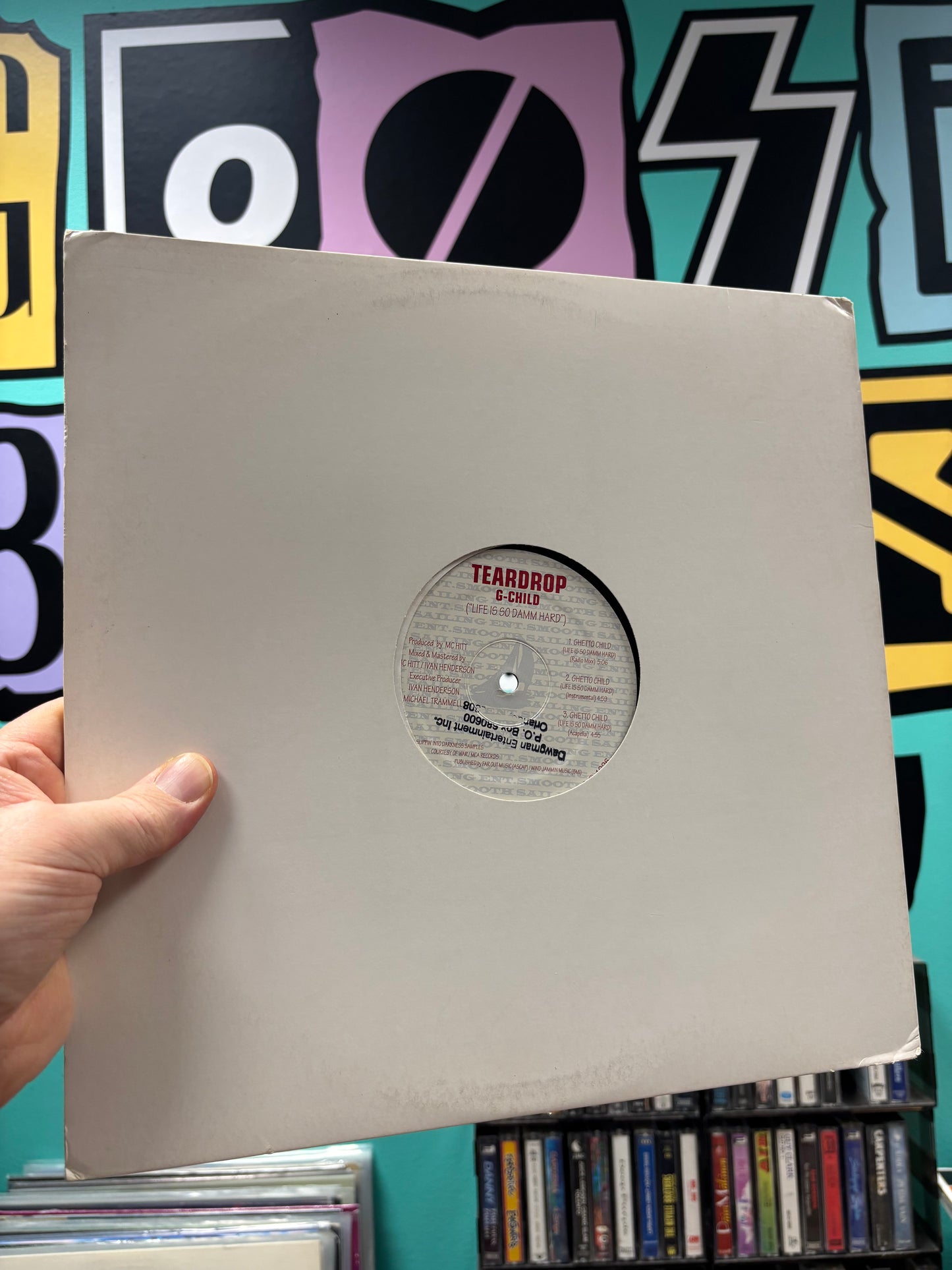 Teardrop: G-Child (Life Is So Damm Hard), 12inch, 1st pressing, Smooth Sailing Records, US 1996