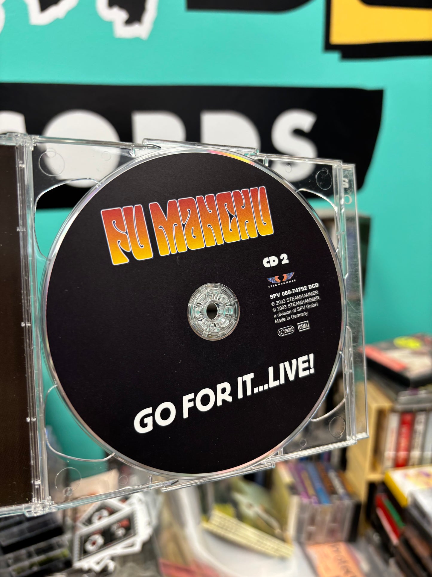 Fu Manchu: Go For It…Live!, 2CD, 1st pressing, Steamhammer, Germany 2003