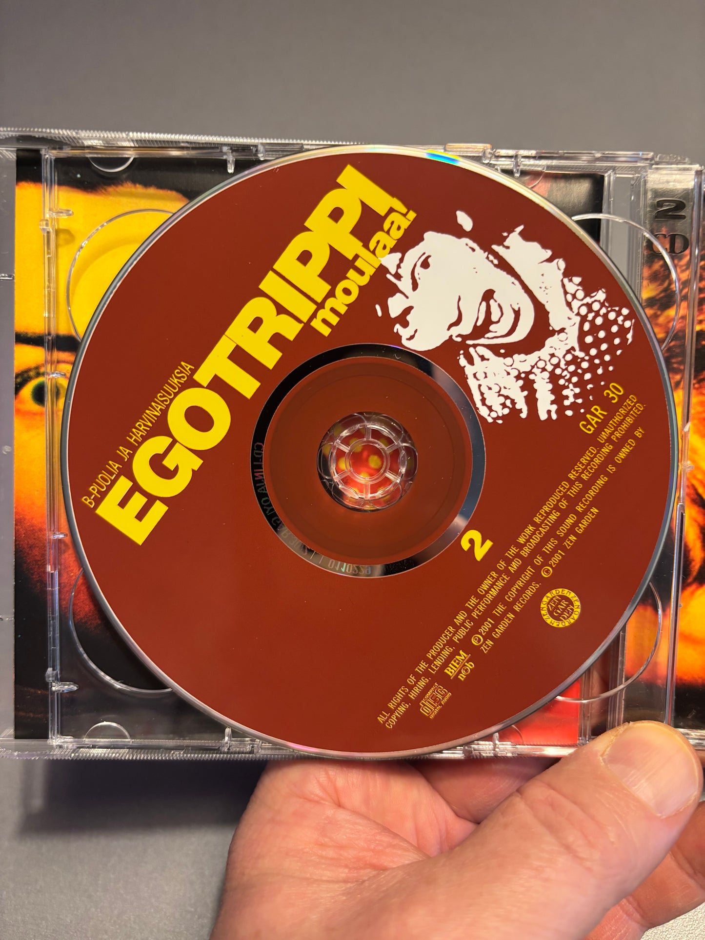 Egotrippi - moulaa! - B-puolia ja harvinaisuuksia, 2CD, Only pressing, Zen Garden Records, Finland 2001