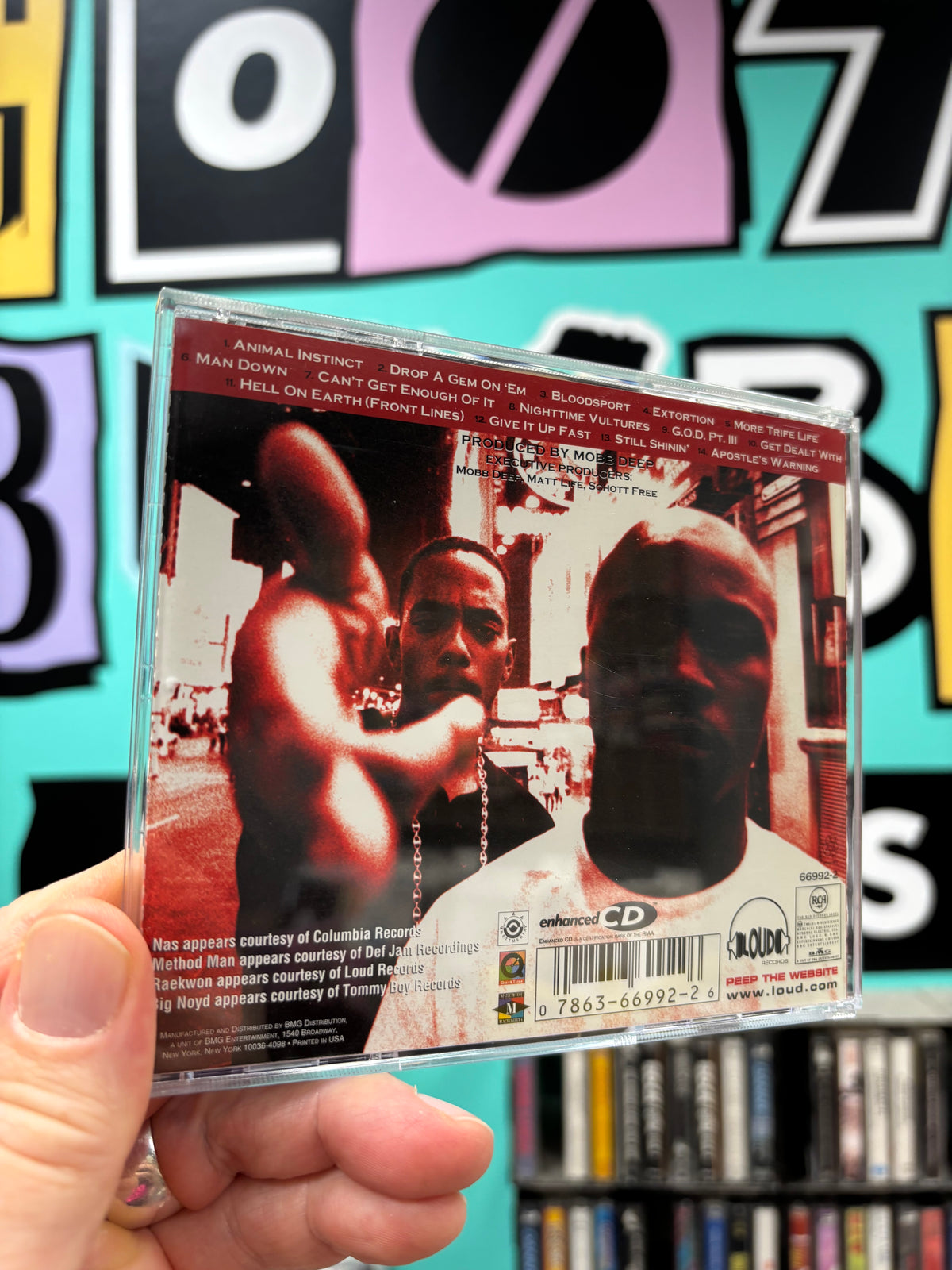 Mobb Deep: Hell On Earth, CD, Mispress?, Loud Records, RCA Records Label, BMG, US 1996