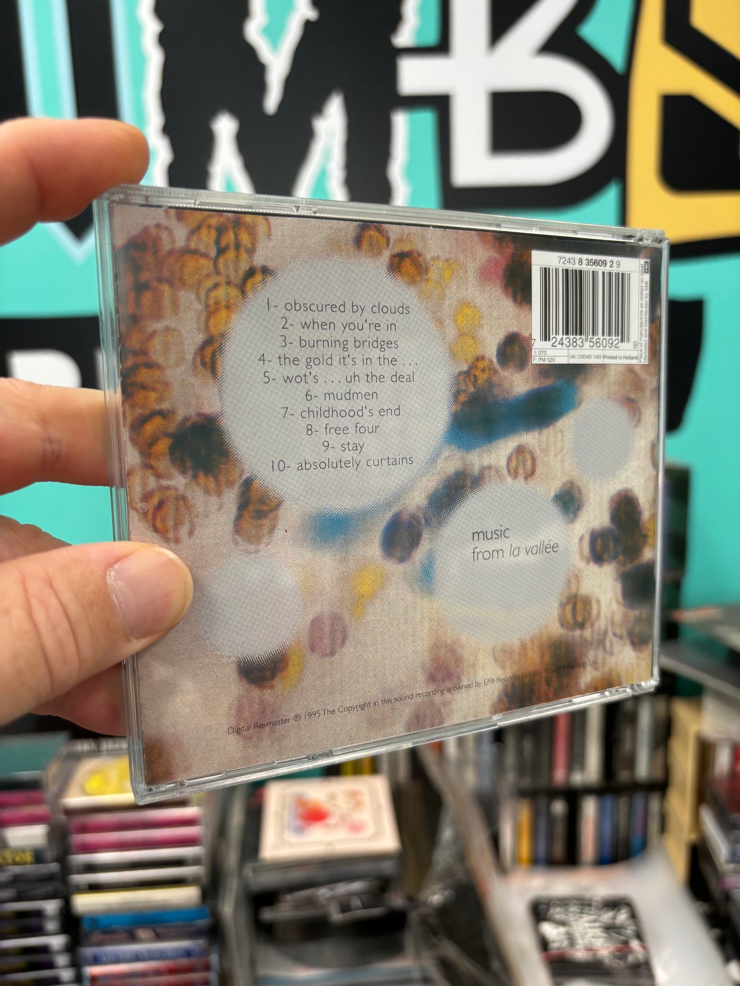 Pink Floyd: Obscured By Clouds, CD, reissue, remastered, EMI United Kingdom, UK & Europe 1995