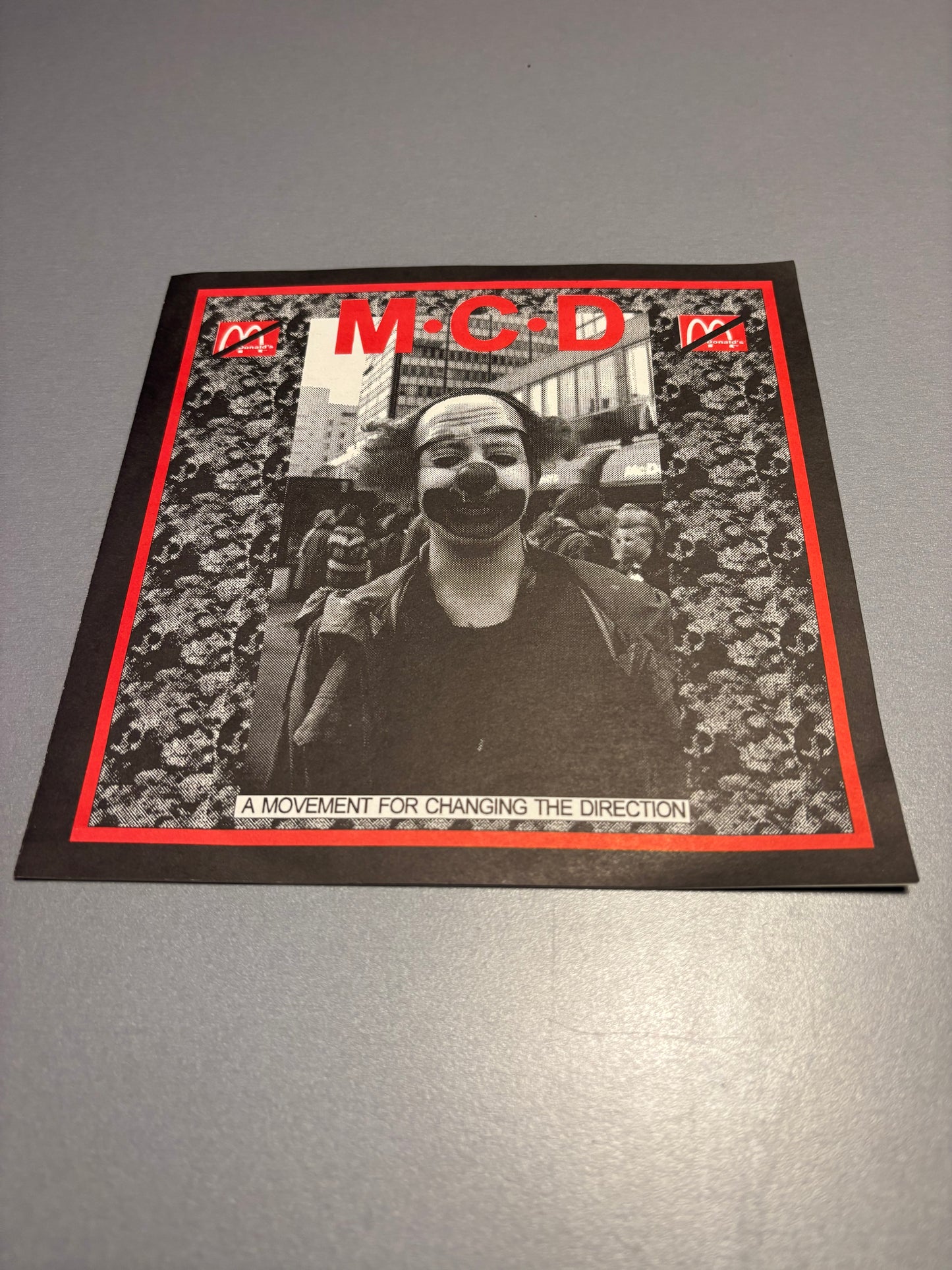 MCD: A Movement Changing The Direction, 7inch, Only pressing, Not On Label, Finland 1996