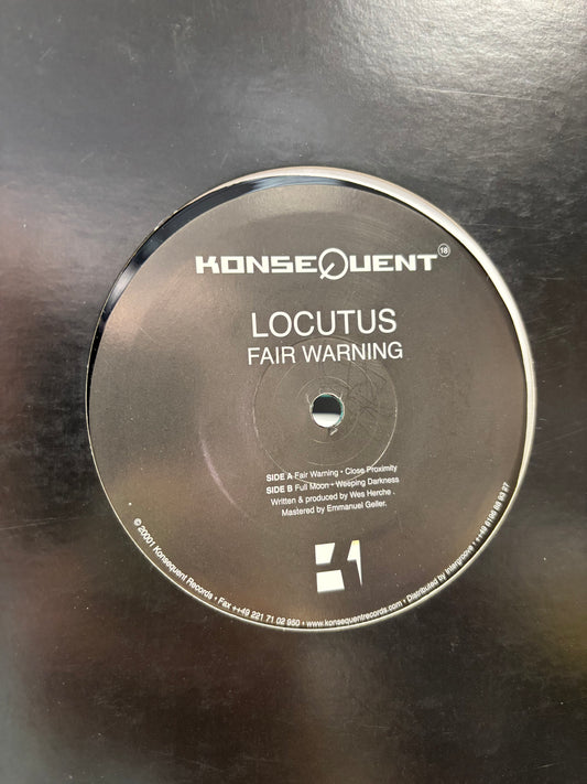 Locutus: Fair Warning, 12inch, Only pressing, Konsequent, Germany 2001