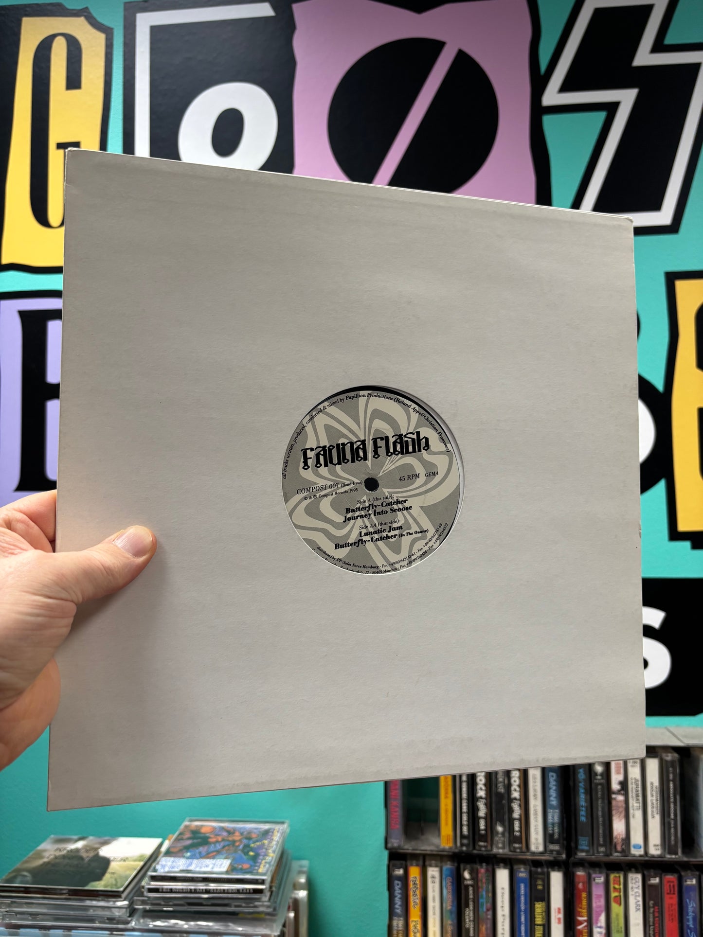 Fauna Flash: Butterfly Catcher, 12inch, Only official pressing, Compost Records, Germany 1995