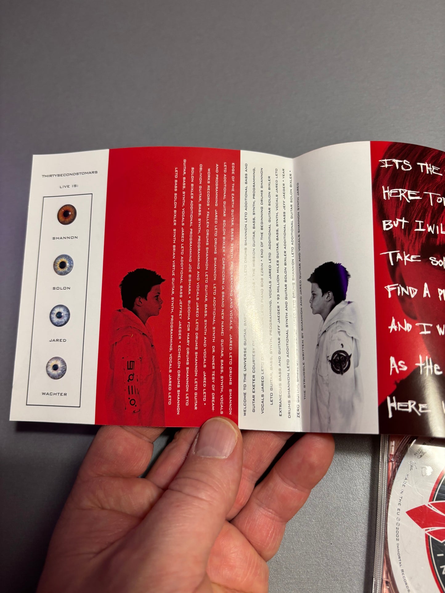 30 Seconds To Mars: 30 Seconds To Mars, CD, repress, enhanced, Europe 2002