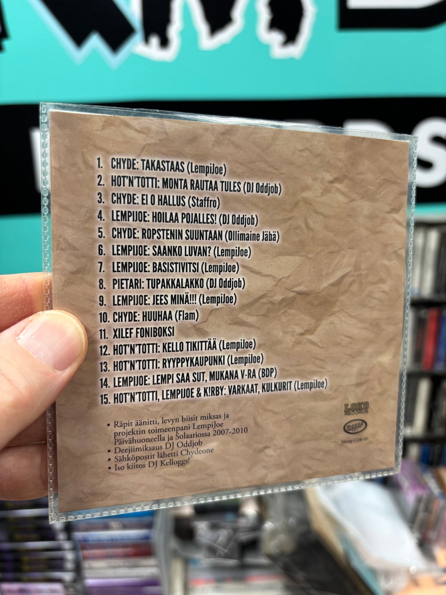 Ritarikunta: Albumipromo TKUG Mixtape, CDr, Only pressing, Monsp Records, Finland 2010
