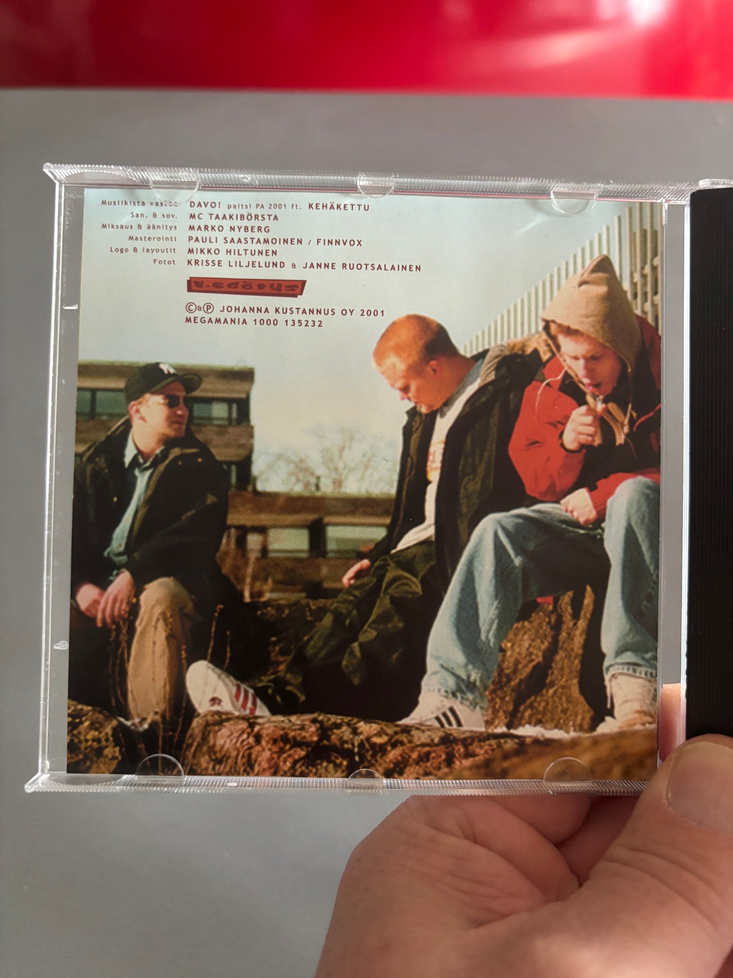 MC Taakibörsta: PA 2001, CD Maxi-Single, 1st pressing, Only CD pressing, Megamania, Finland 2001