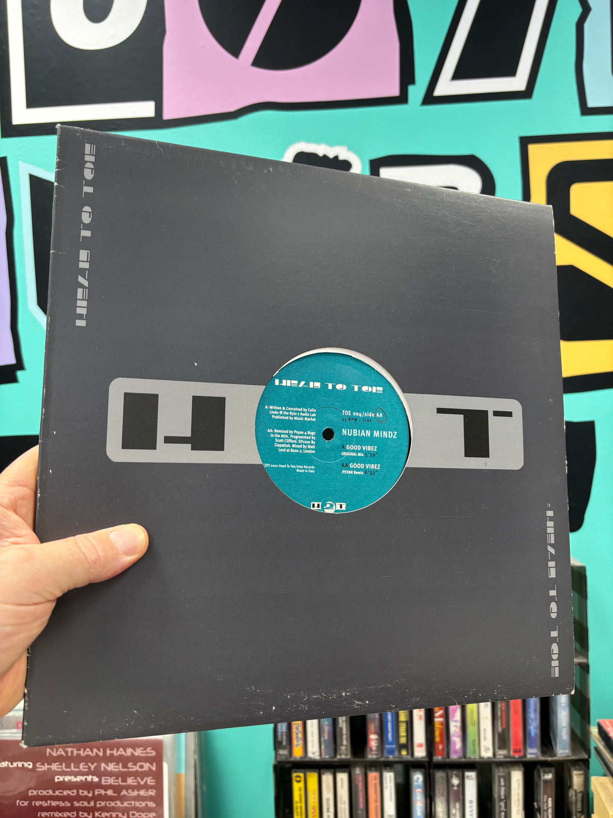 Nubian Mindz: Good Vibez, 12inch, Only official pressing, Head To Toe Records, Italy 2002