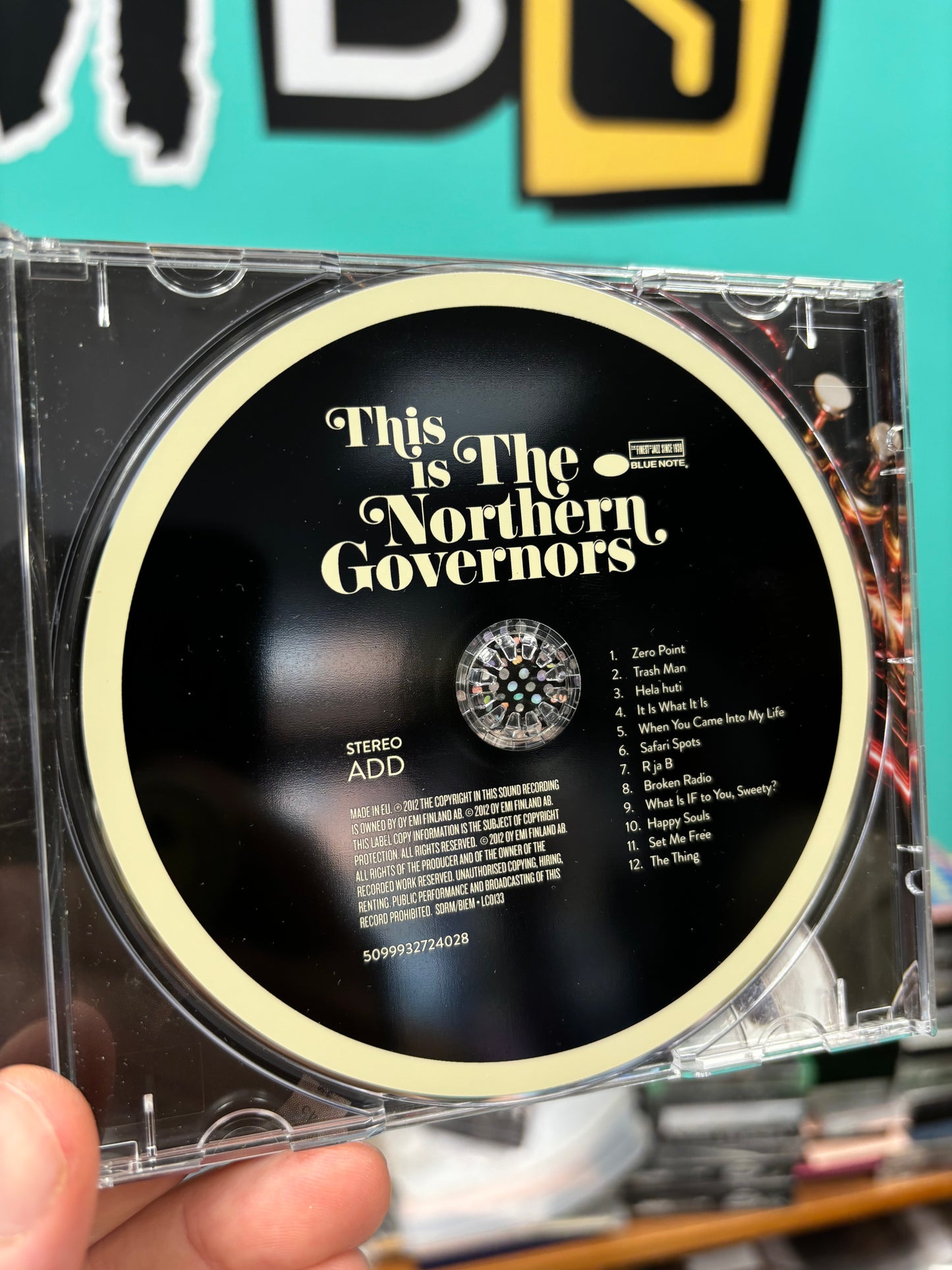 The Northern Governors: This Is The Northern Governors, CD, Only CD pressing, Blue Note, Finland 2012