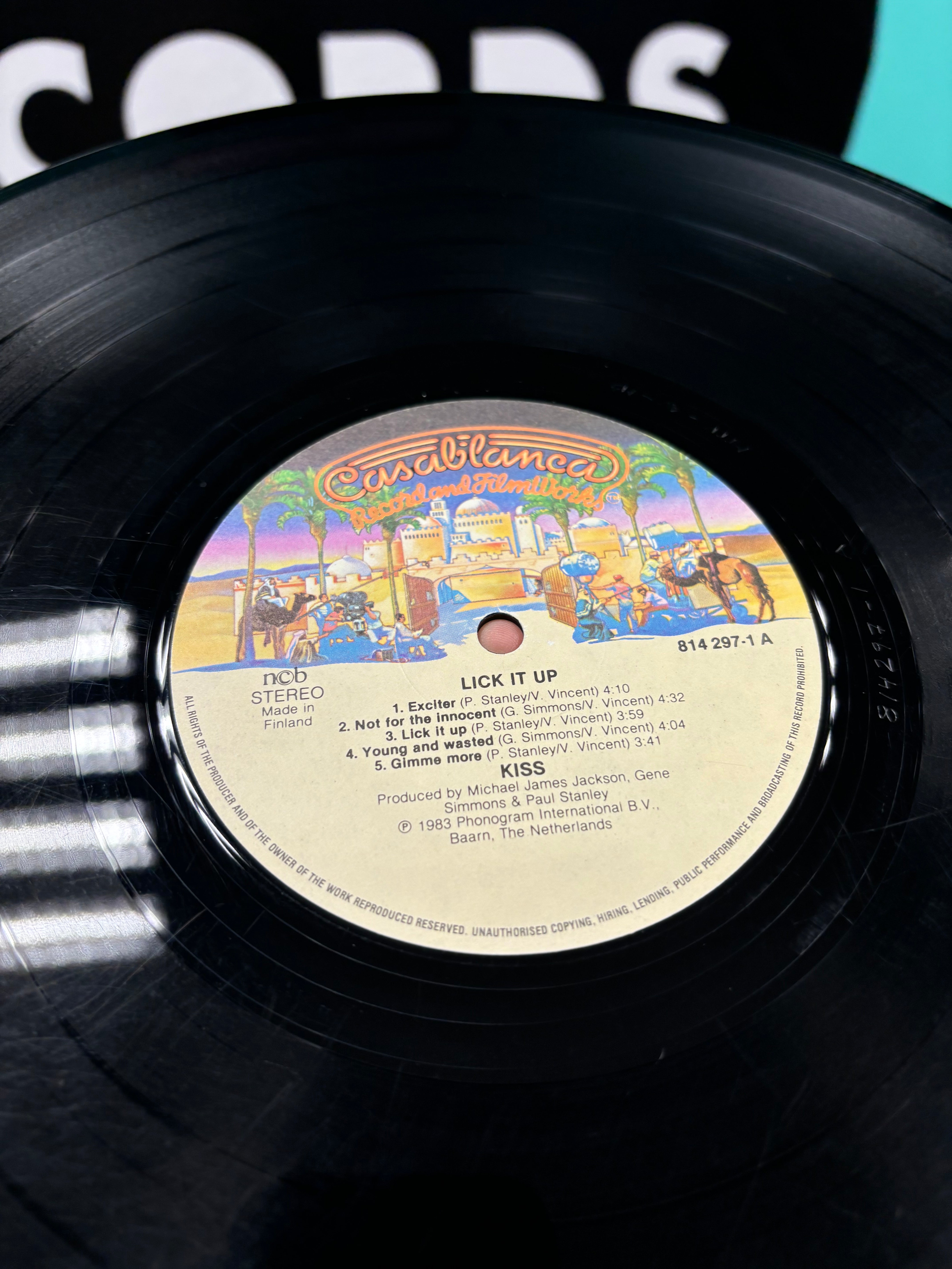 貴重KISS Unholy 1992年 12インチLPホワイトレコードUK限定盤 Kiss Unholy - White Vinyl UK 12