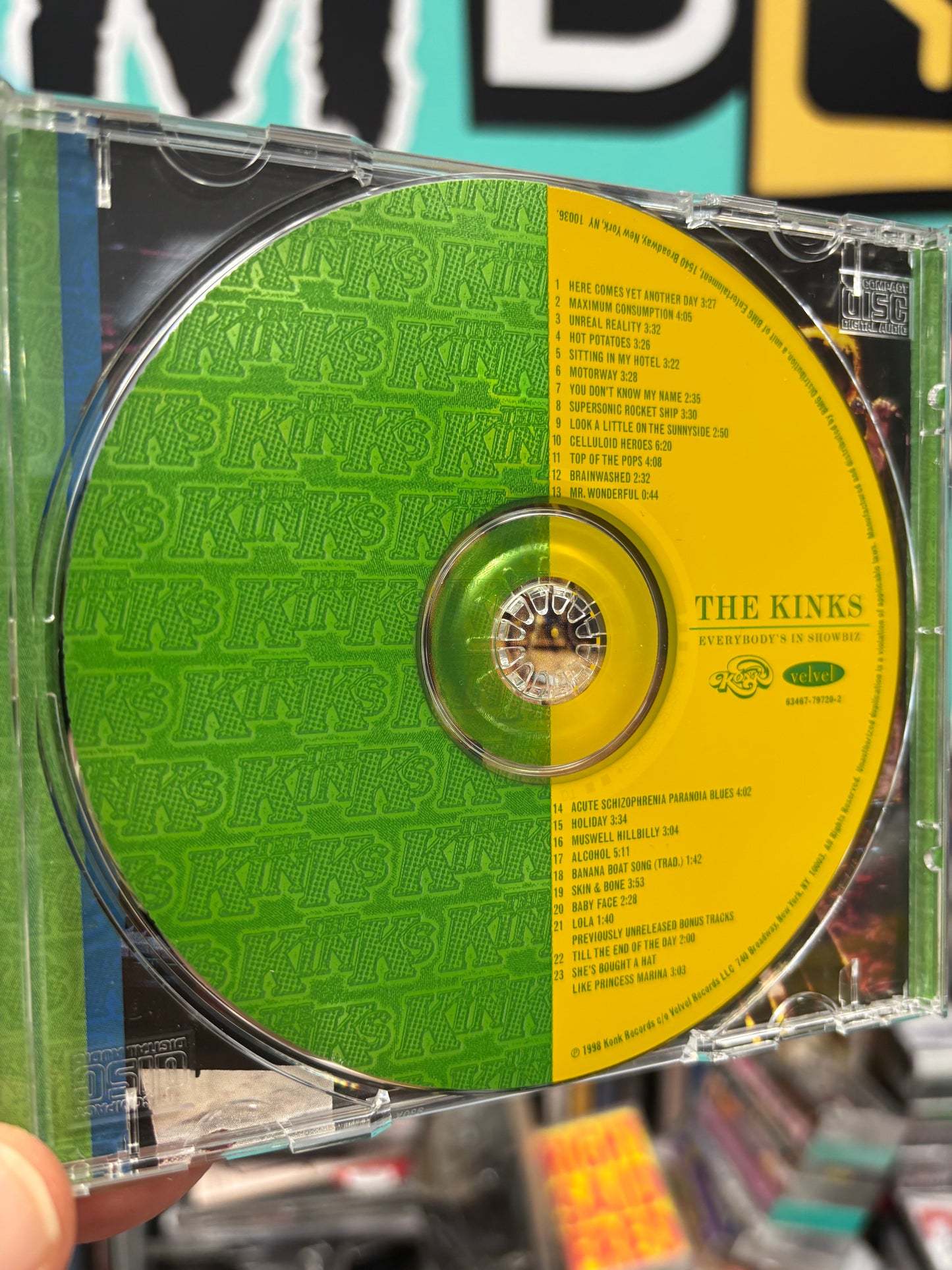 The Kinks: Everybody’s In Show-Biz, CD, reissue, remastered, allied, Konk, Velvel, US 1998
