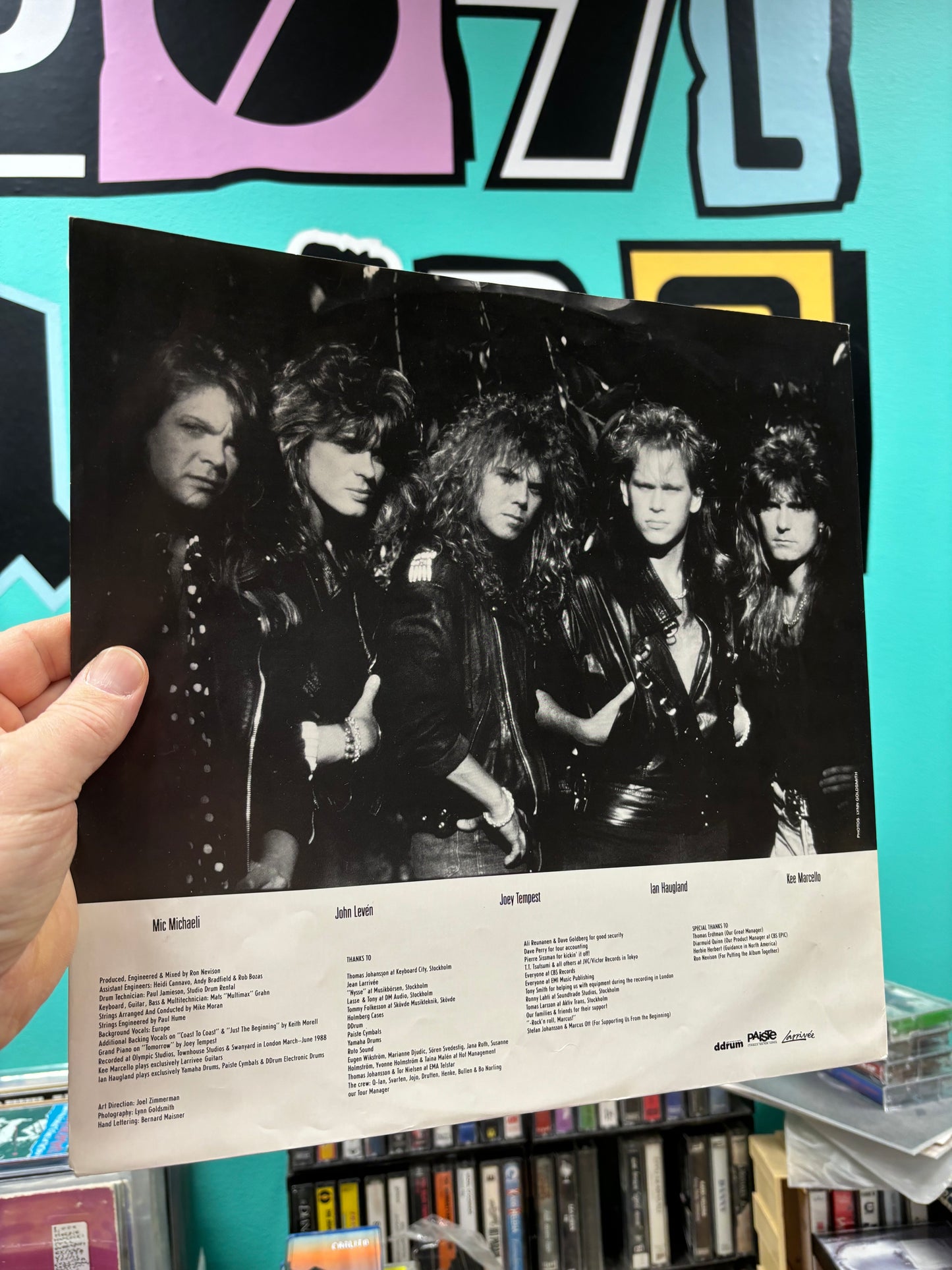 Europe: Out Of This World, LP, Epic, Europe 1988