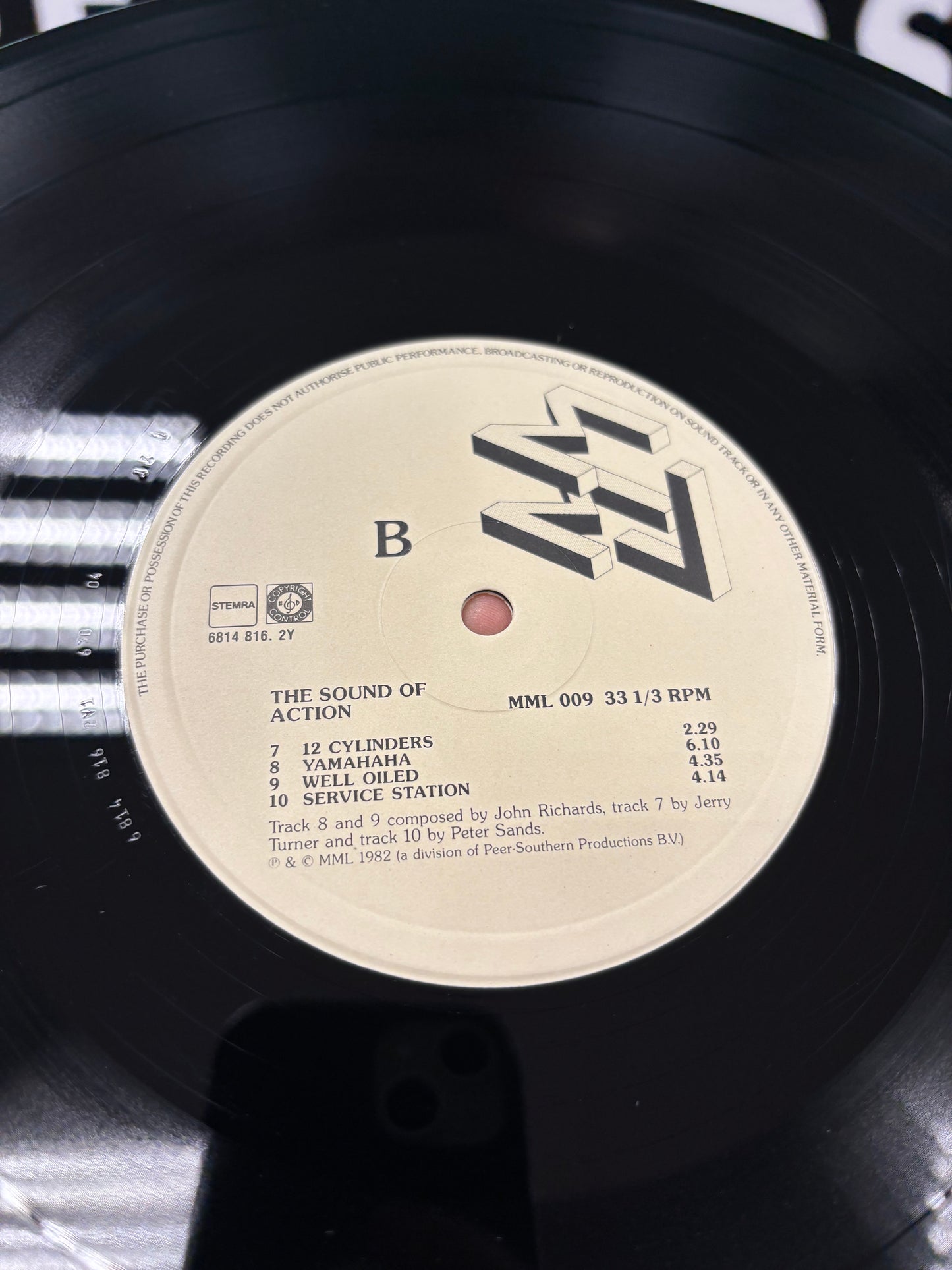 The Sound Of Action, LP, Only pressing, MML, Netherlands 1982