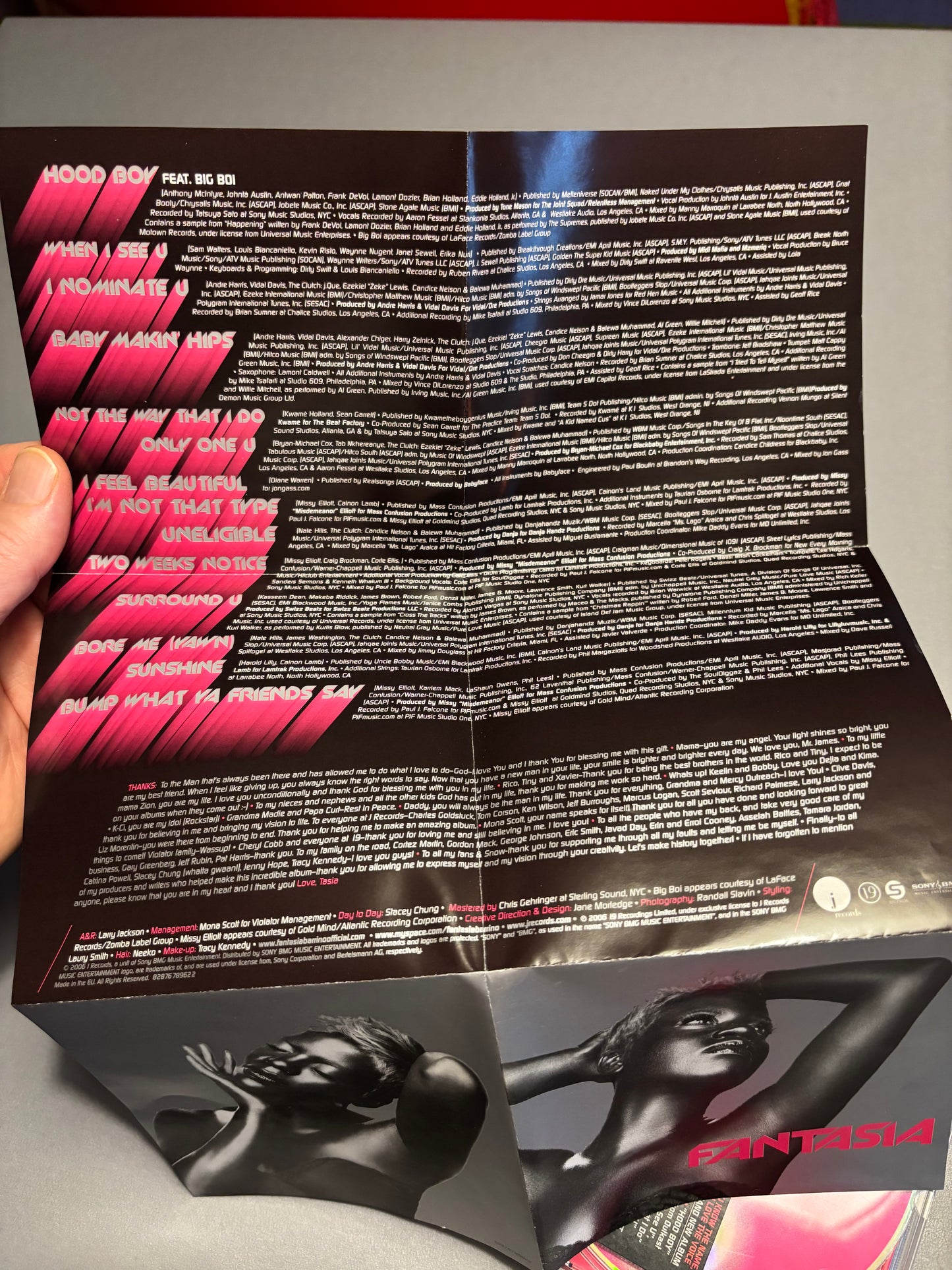 Fantasia: Fantasia, CD, 19 Recordings, S Records, J Records, Europe 2006