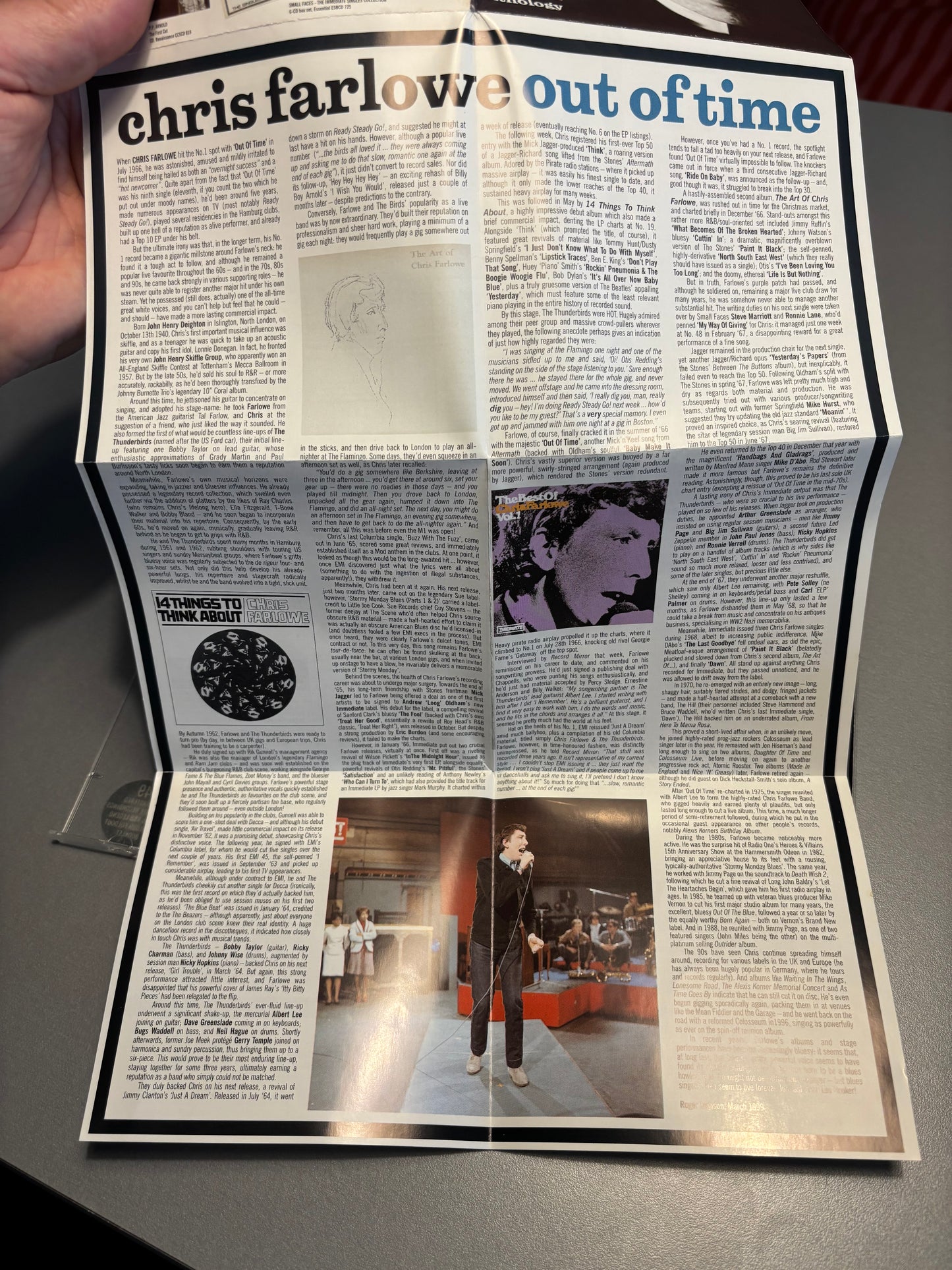 Chris Farlowe - Out Of Time - Immediate Anthology, 2CD, 1st pressing, Compilation, Immediate, Sequel Records, UK 1999