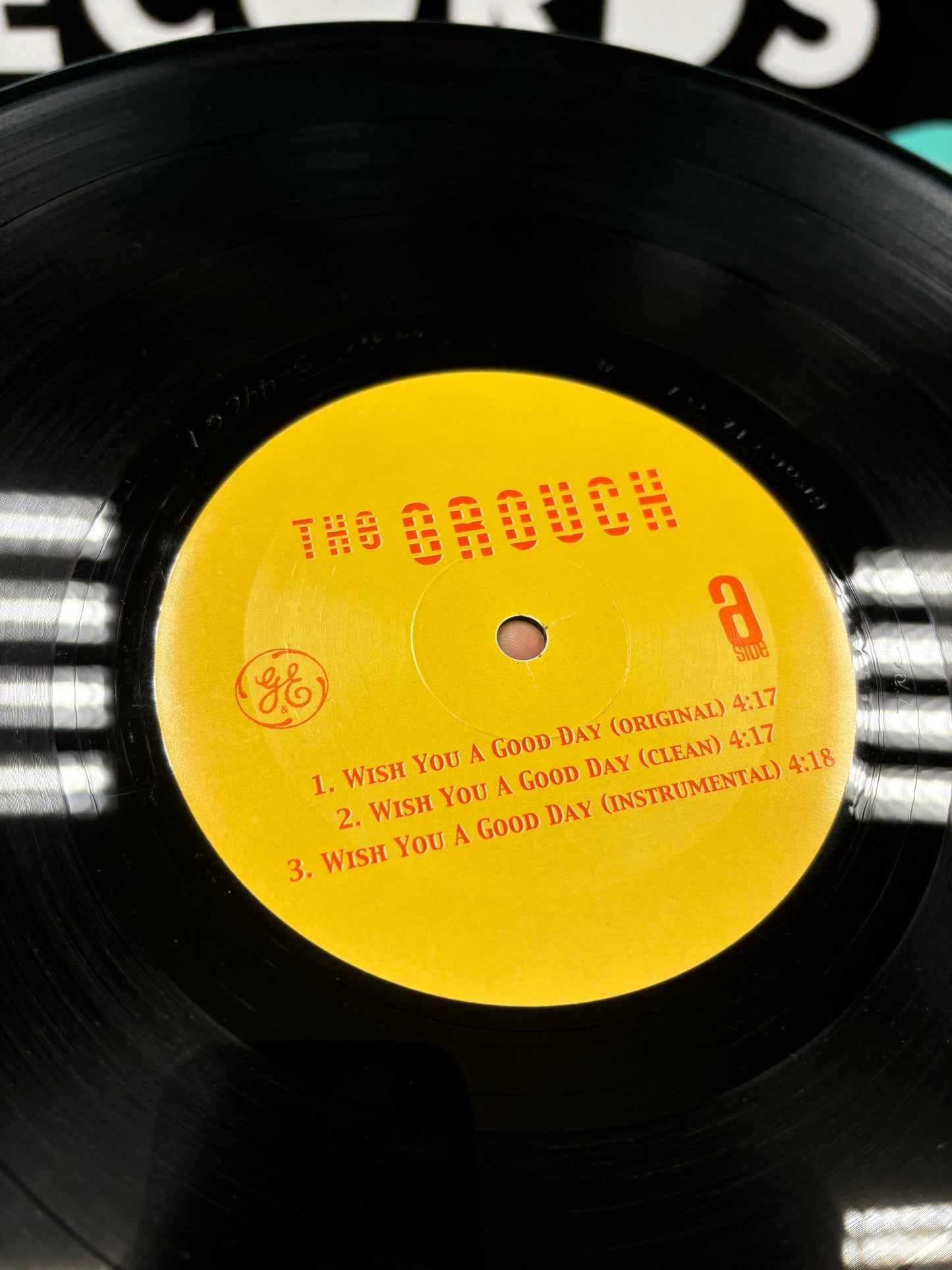 The Grouch: Wish You A Good Day, 12inch, Only official pressing, TRC Distribution, US 2000