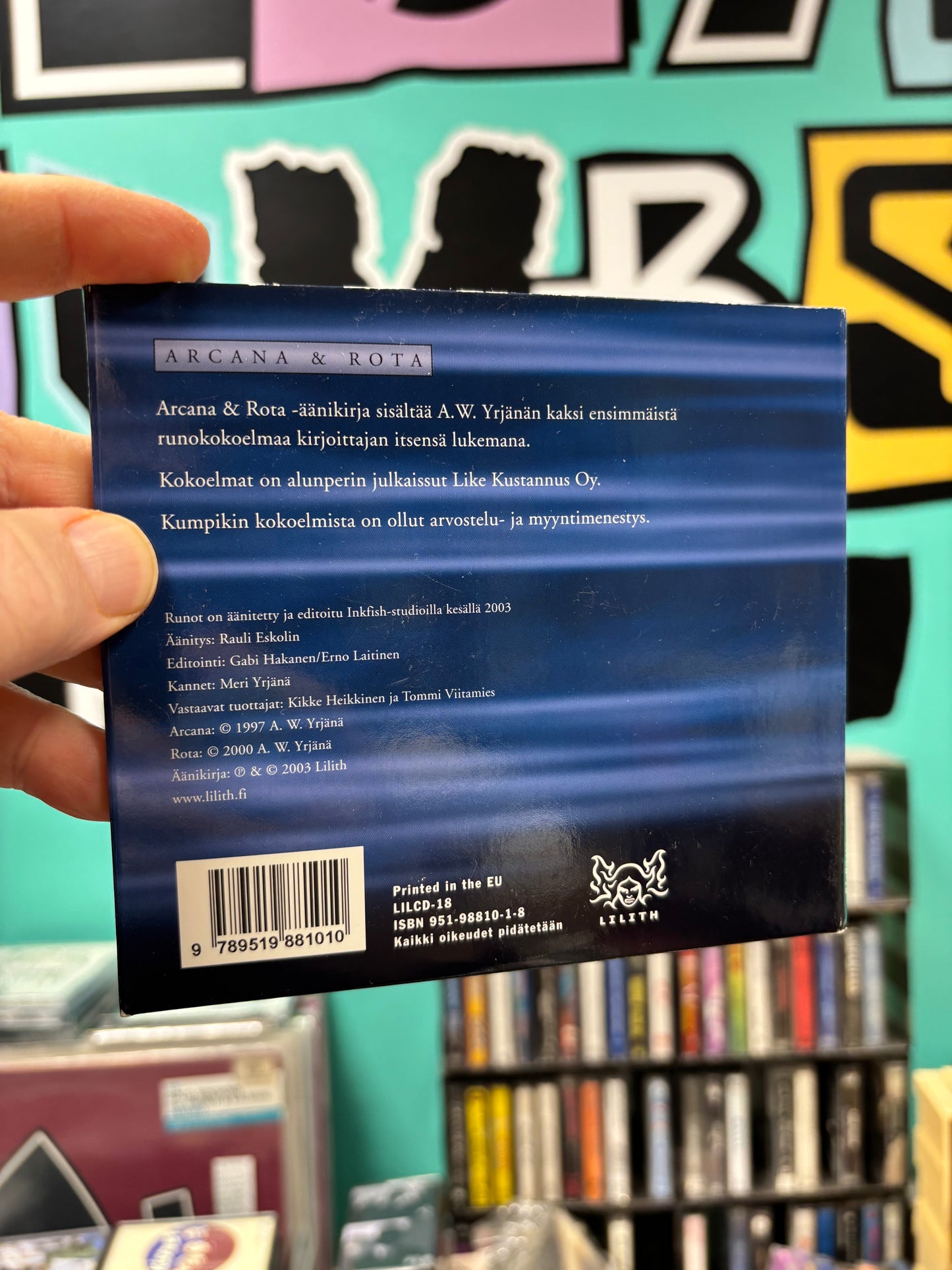 A.W. Yrjänä: Arcana & Rota, 2CD, Only audio pressing, Lilith, Finland 2003