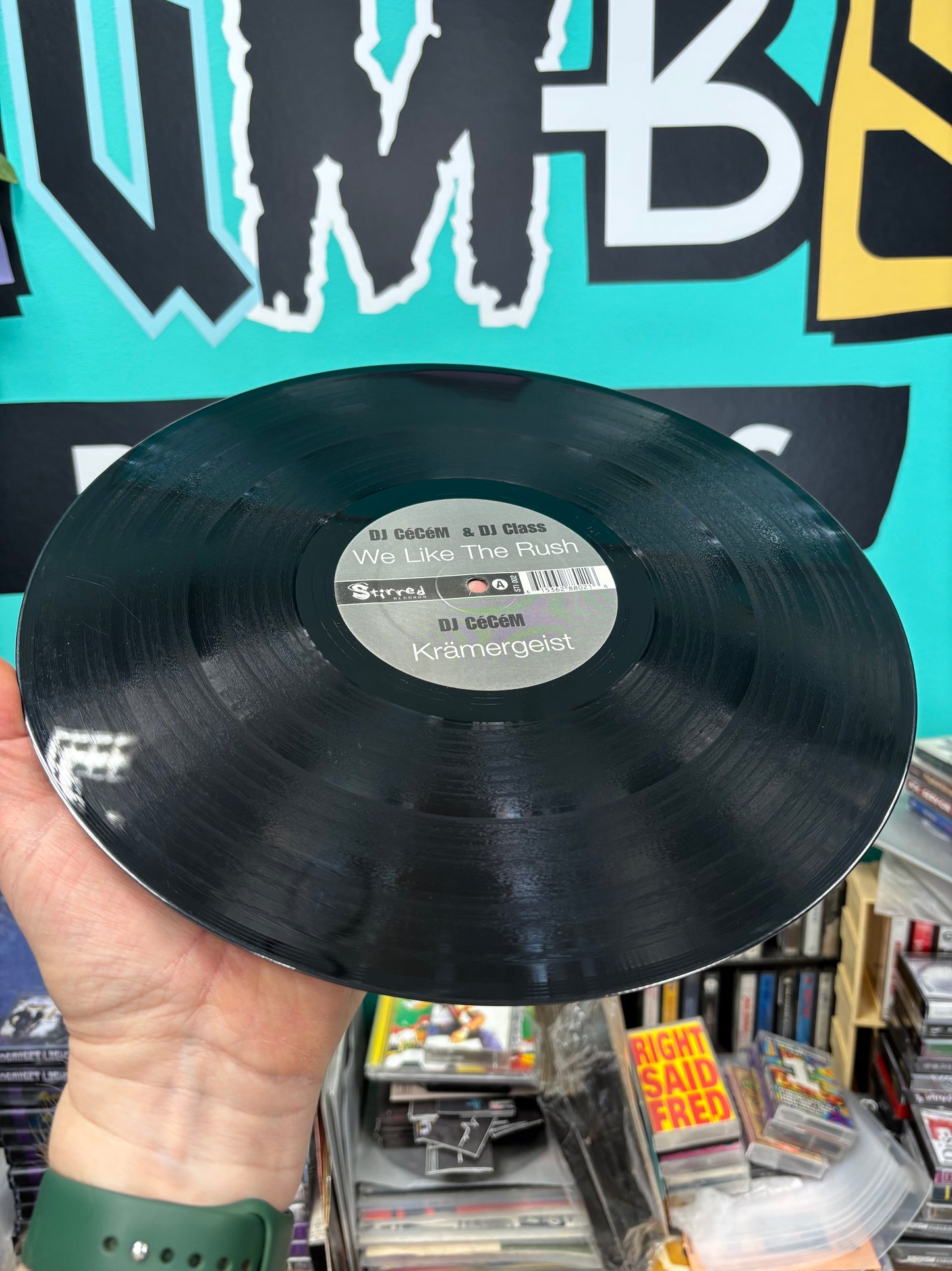 DJ CéCéM: We Like The Rush/Krämergeist, 12inch, Only pressing, Stirred Records, Netherlands 2005