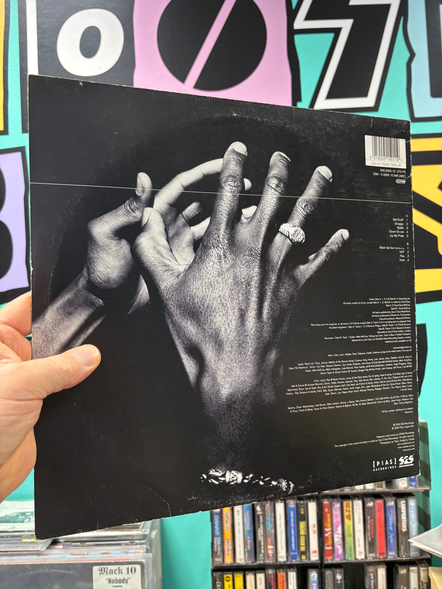 Wookie: Wookie, LP, 1st pressing, S2S Recordings, [PIAS], UK 2000