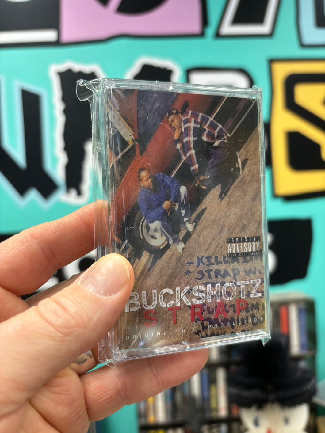Buckshotz: Strap, C-kasetti, kirkas kasetti, Limited Edition, reissue, Germany 2023