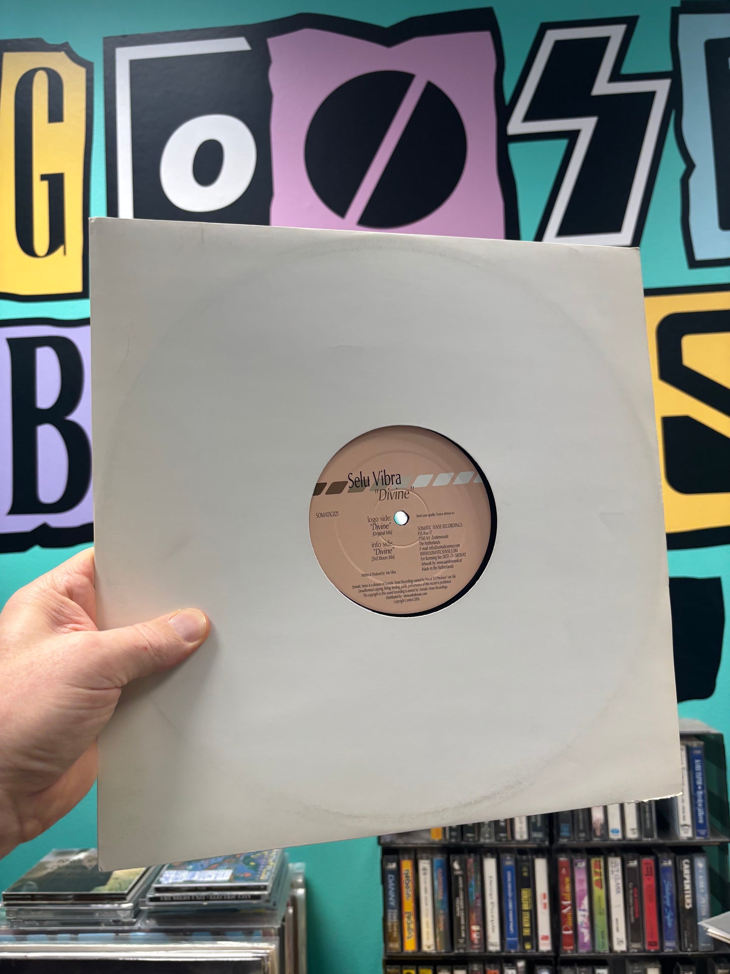 Selu Vibra: Divine, 12inch, Only pressing, Somatic Sense, Netherlands 2006