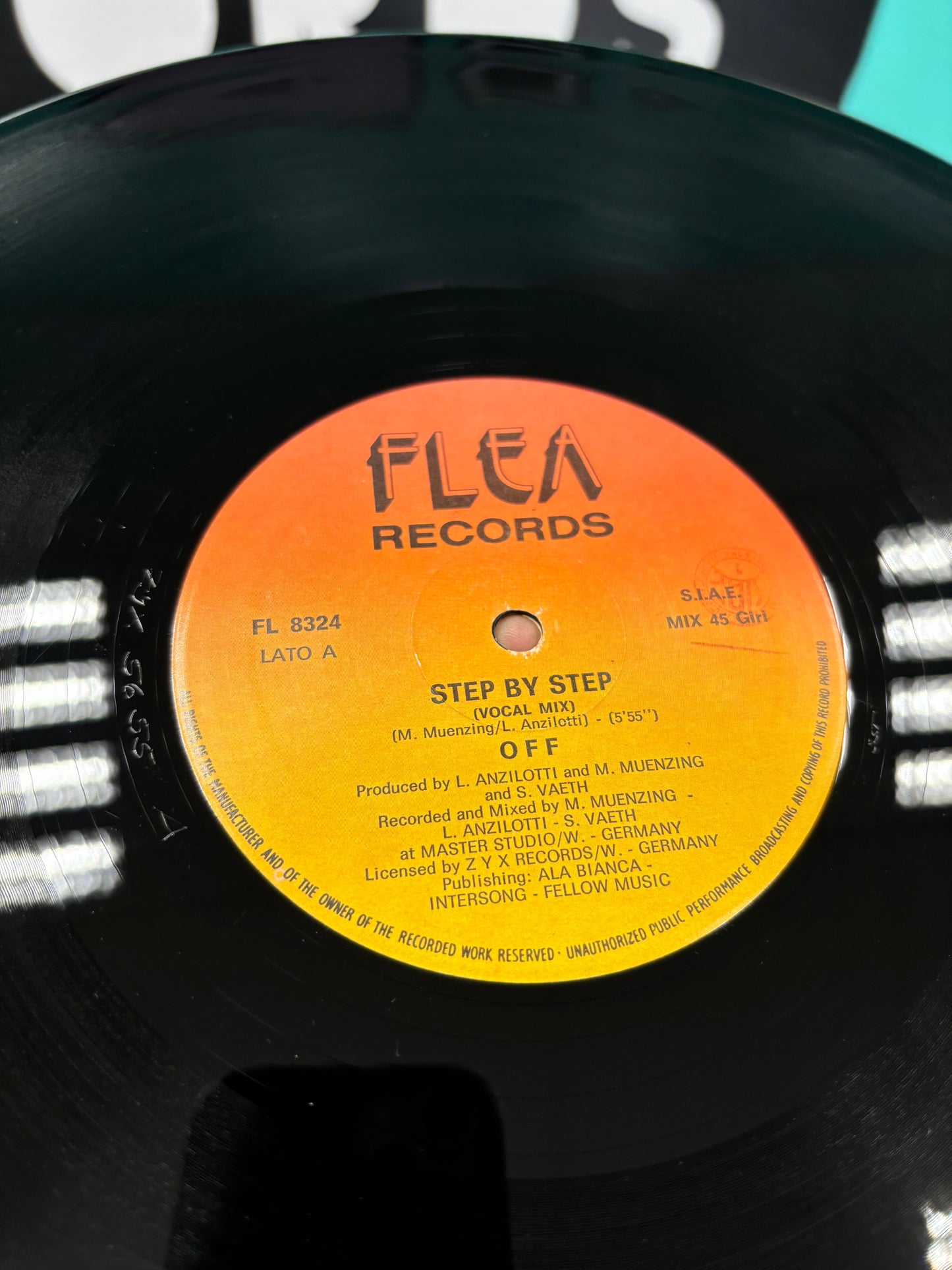 Off: Step By Step, 12inch, Flea Records, Italy 1987