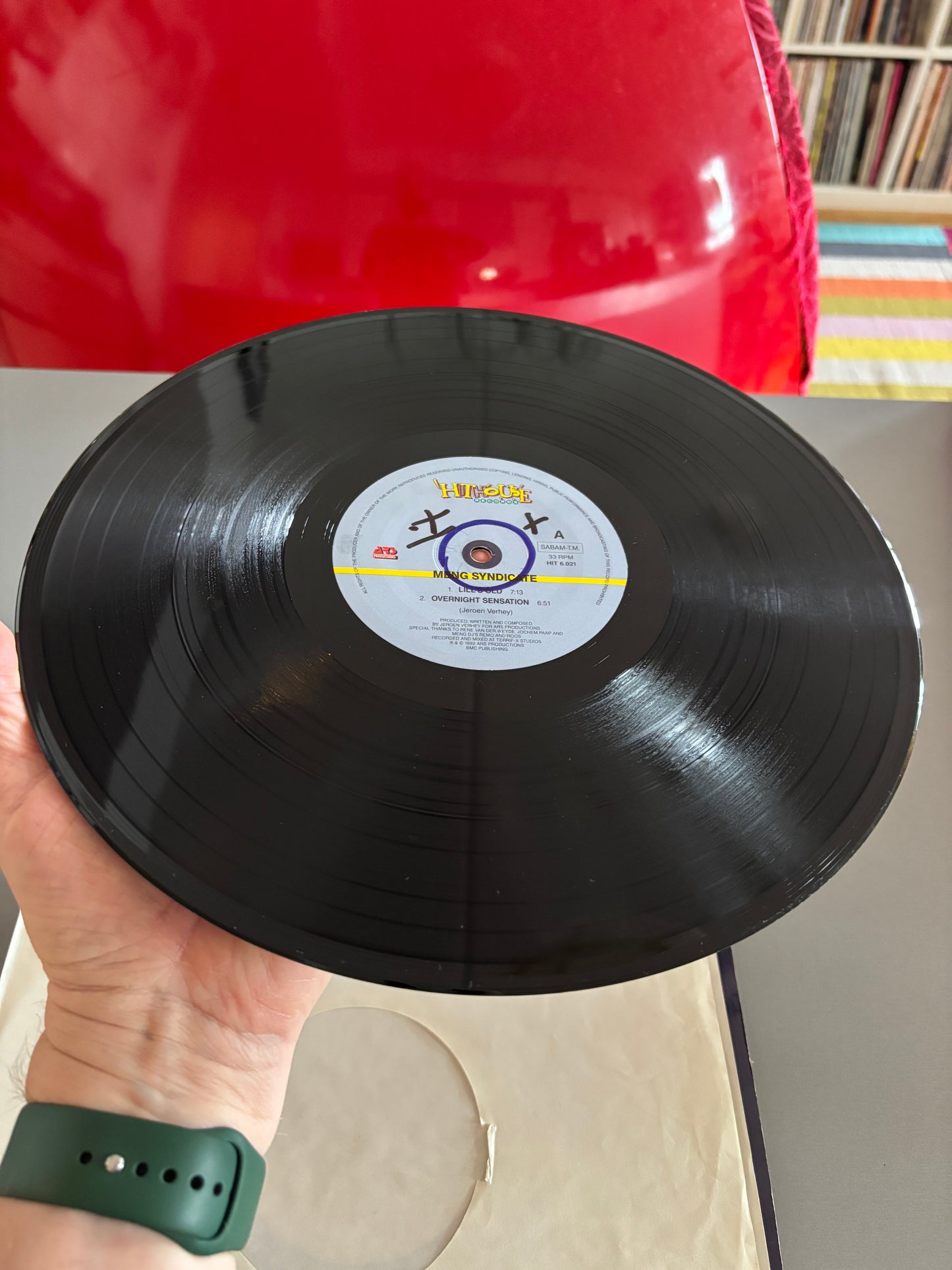 Meng Syndicate: Vol 2, 12inch, Only vinyl pressing, Hithouse Records, Belgium 1992